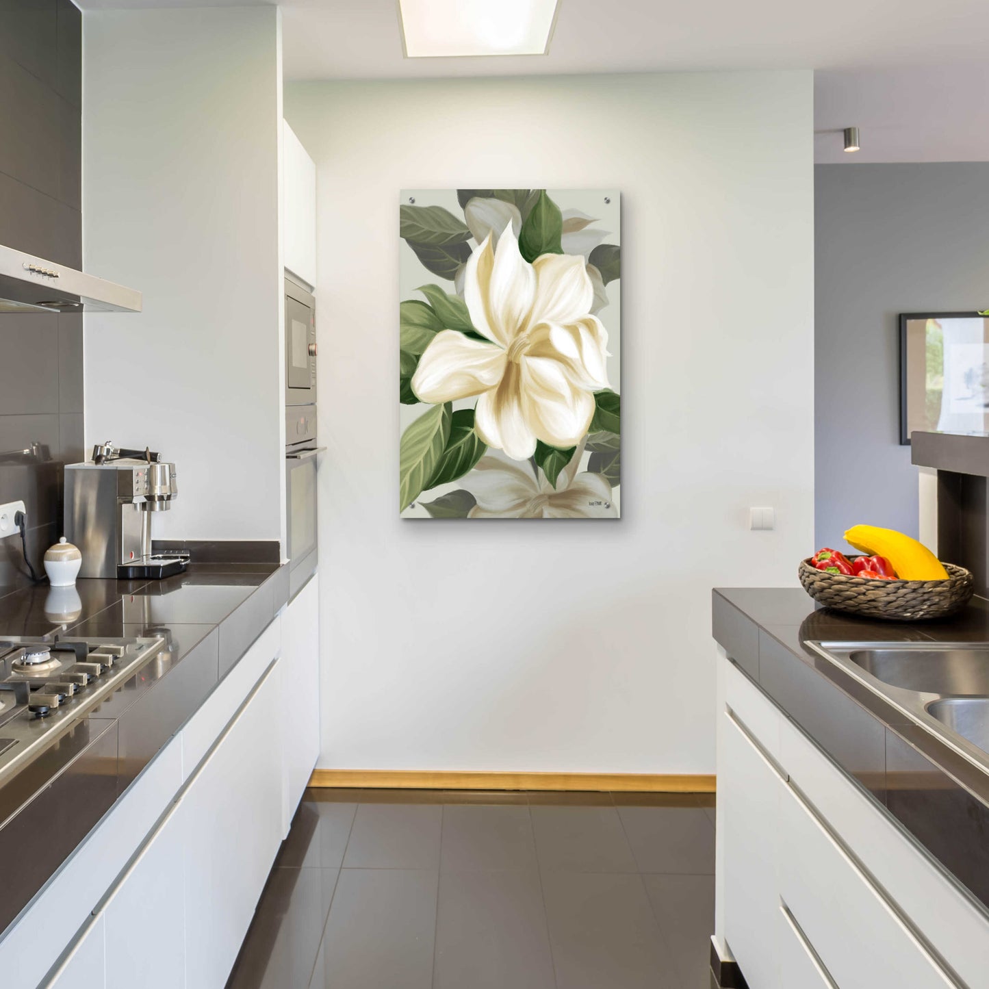 Epic Art 'Magnolia Blossoms II' by House Fenway, Acrylic Glass Wall Art,24x36