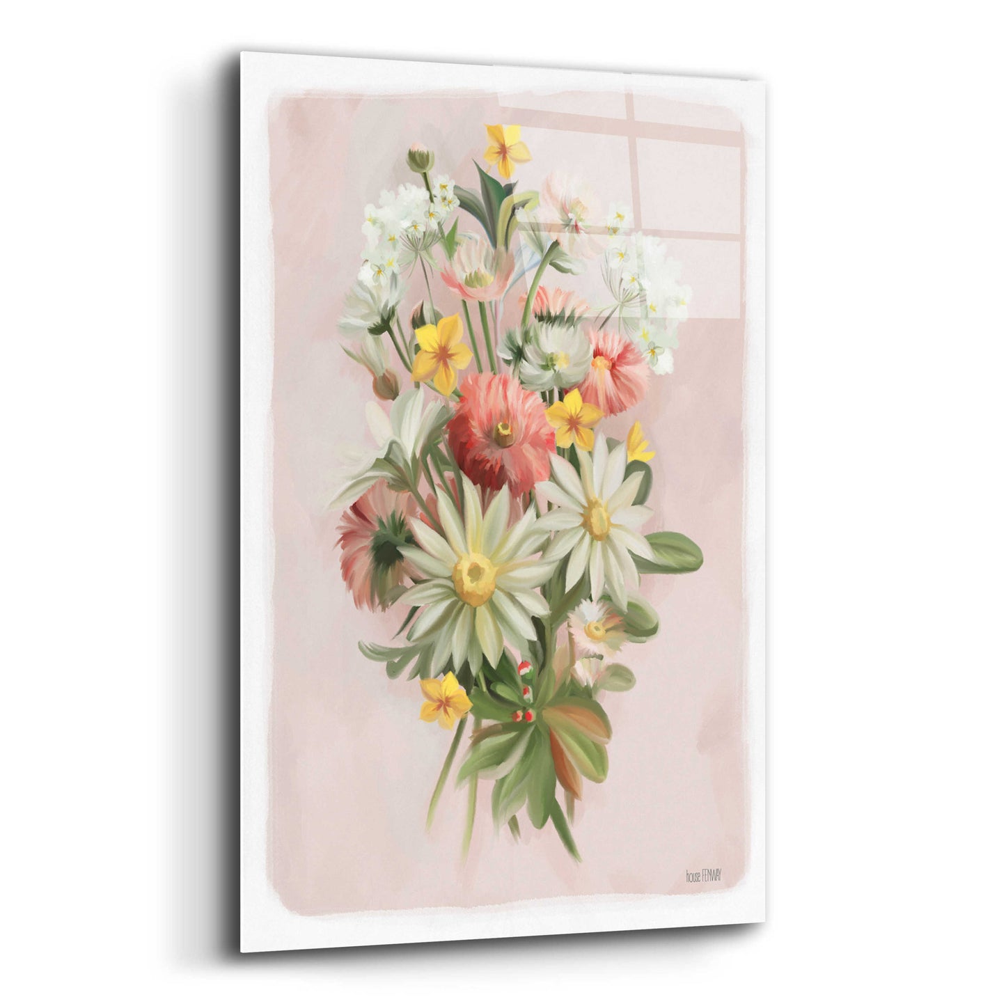 Epic Art 'Summer Wildflower Bouquet' by House Fenway, Acrylic Glass Wall Art,12x16