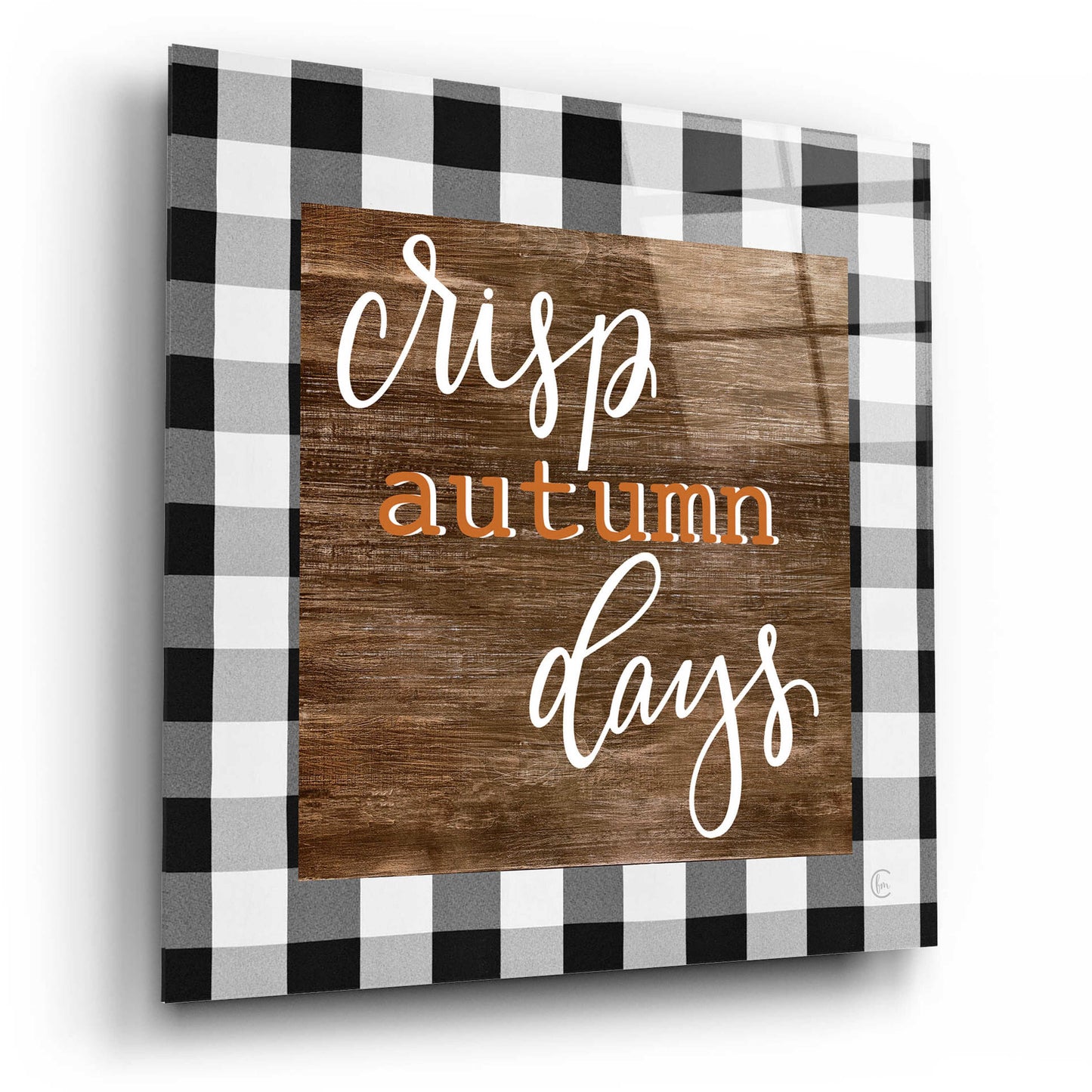 Epic Art 'Crisp Autumn Days' by Fearfully Made Creations, Acrylic Glass Wall Art,12x12