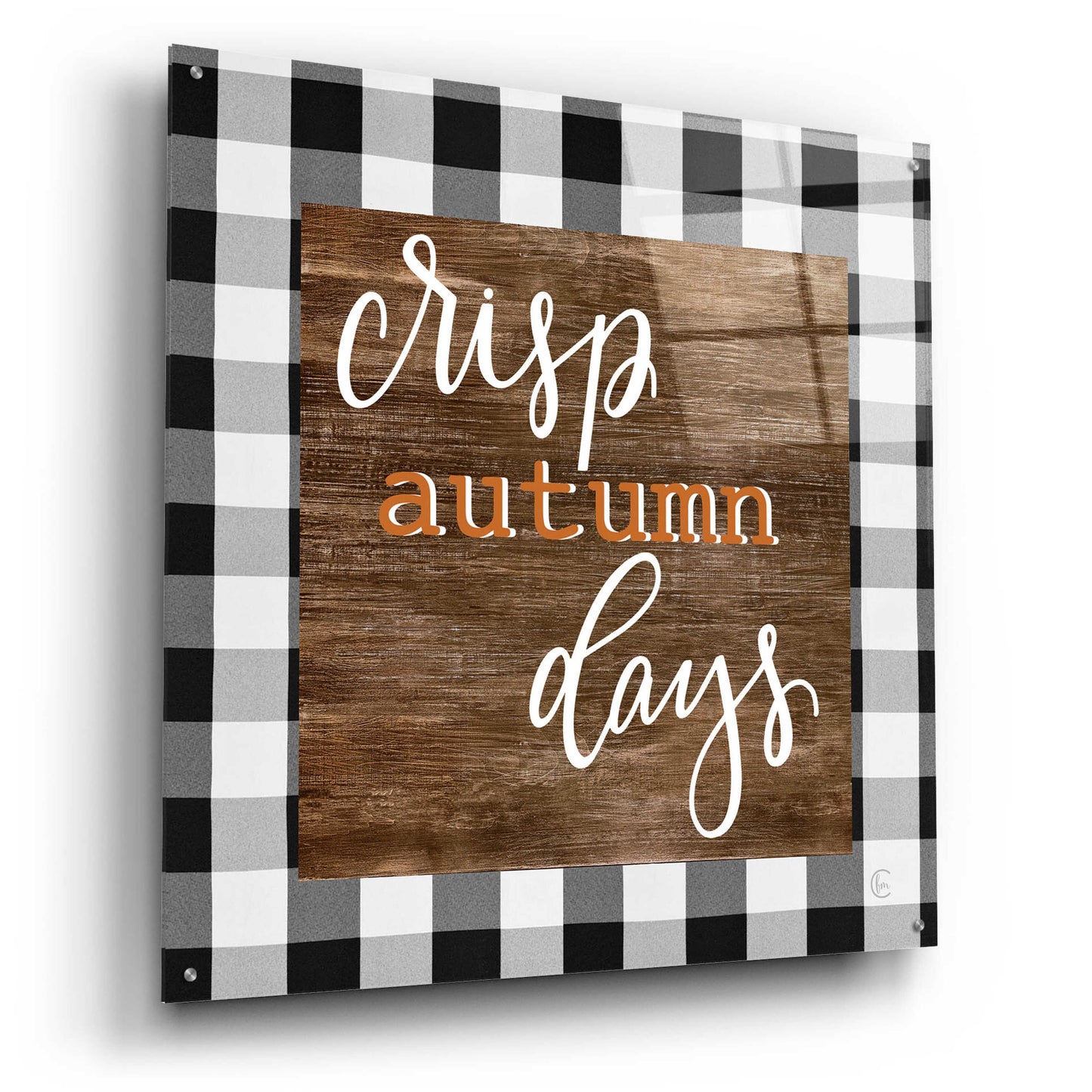 Epic Art 'Crisp Autumn Days' by Fearfully Made Creations, Acrylic Glass Wall Art,36x36