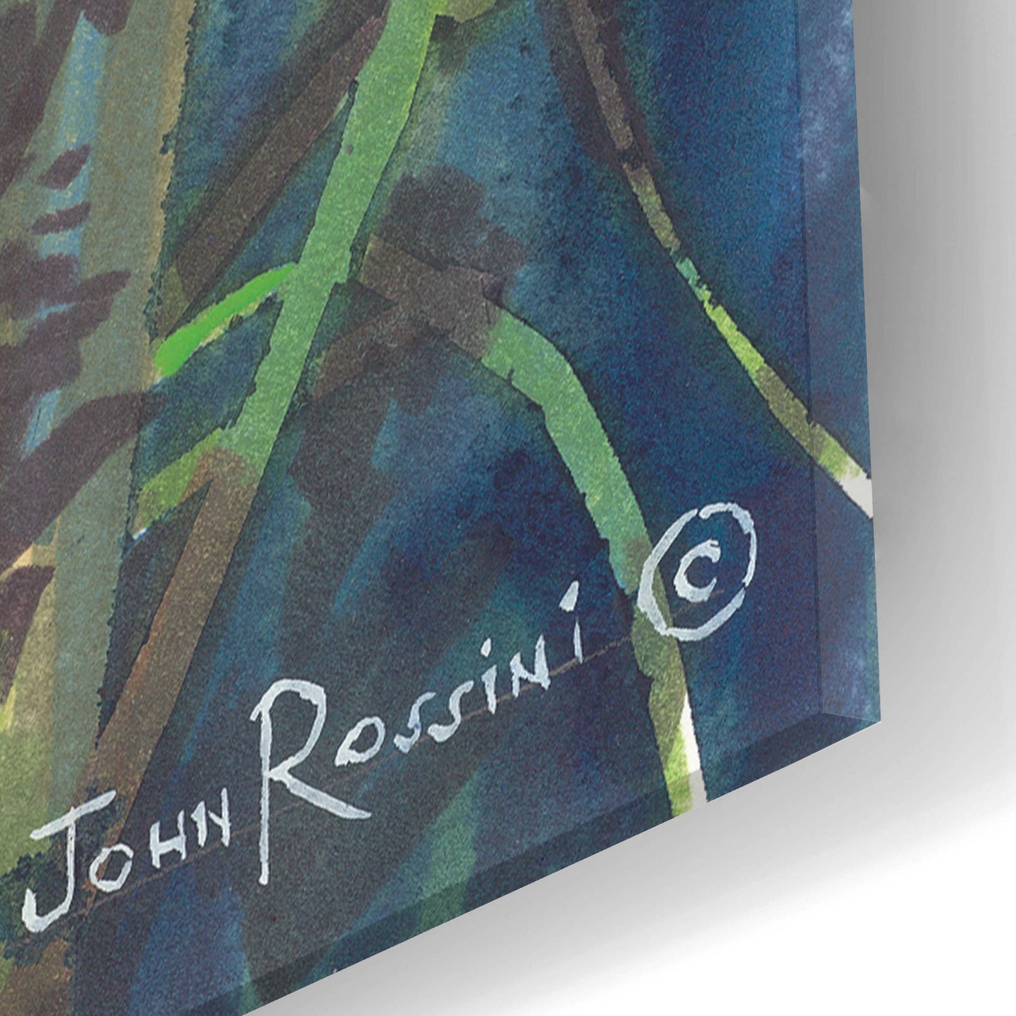 Epic Art 'His Stoic Patience' by John Rossini, Acrylic Glass Wall Art,16x24