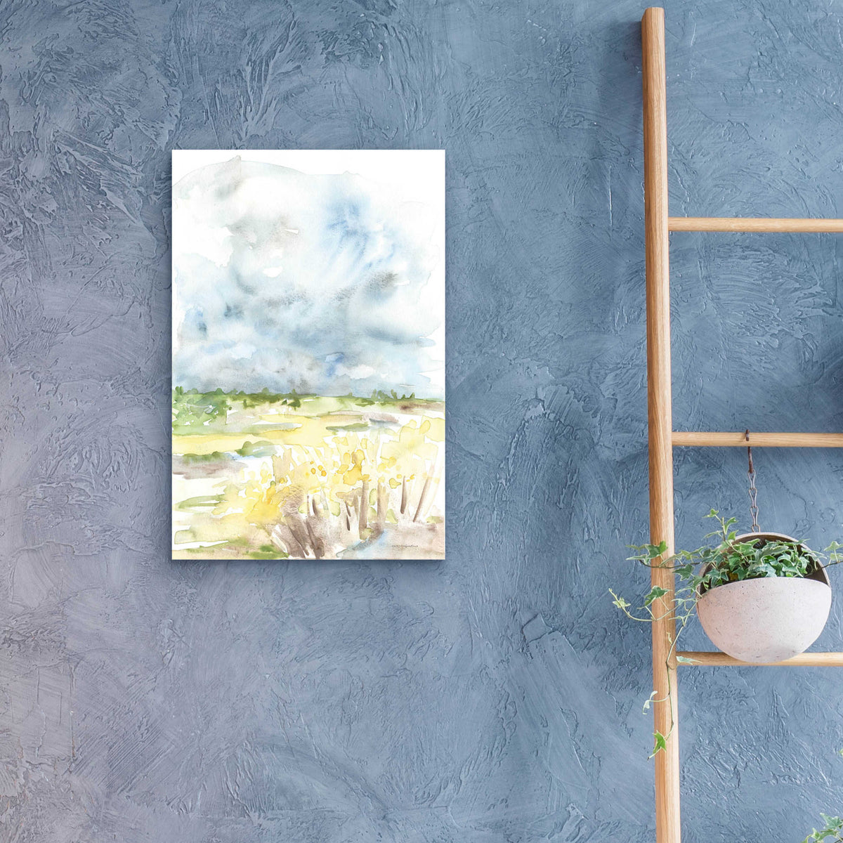 Epic Art 'Wheat Field' by Kamdon Kreations, Acrylic Glass Wall Art,16x24