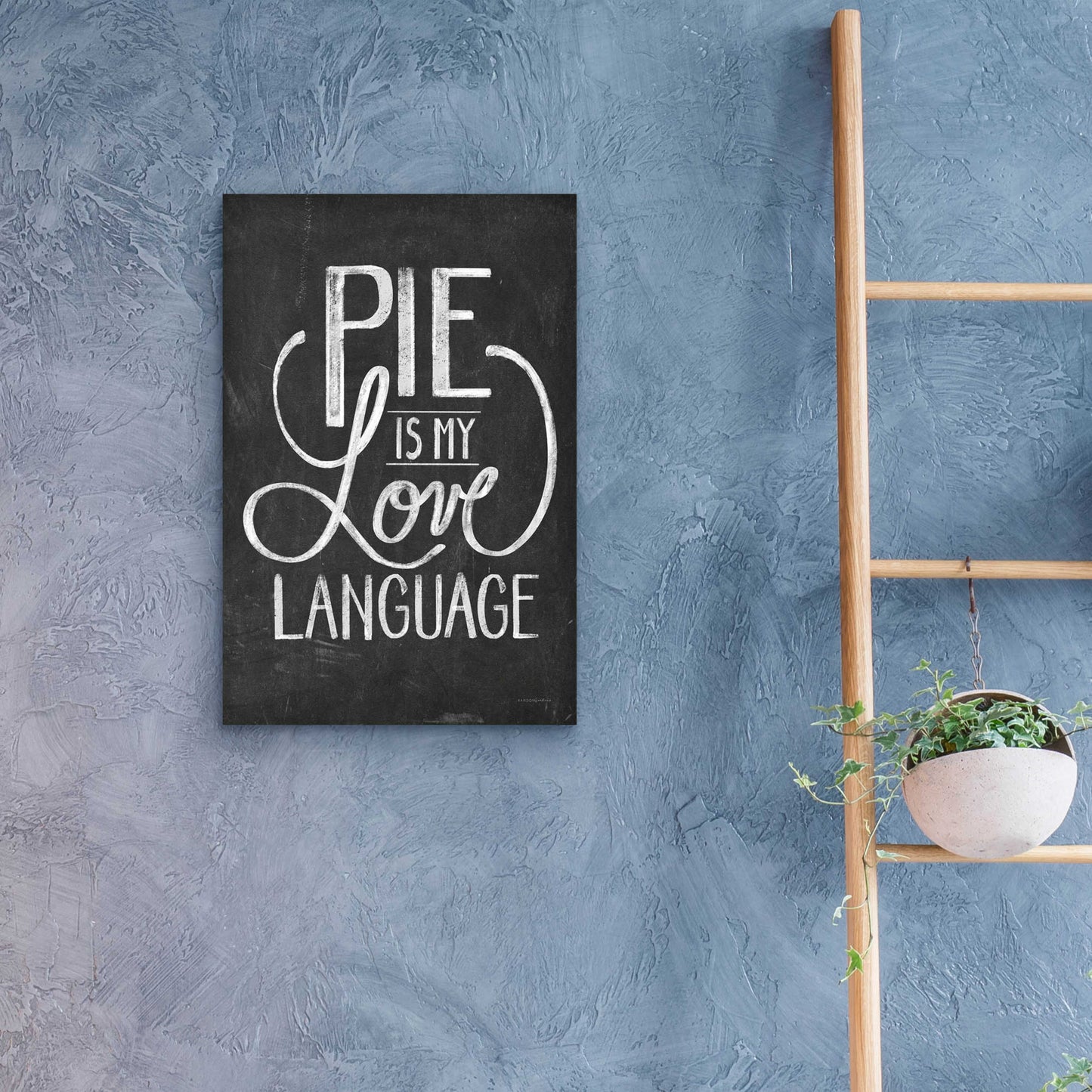 Epic Art 'Pie Is My Love Language' by Kamdon Kreations, Acrylic Glass Wall Art,16x24