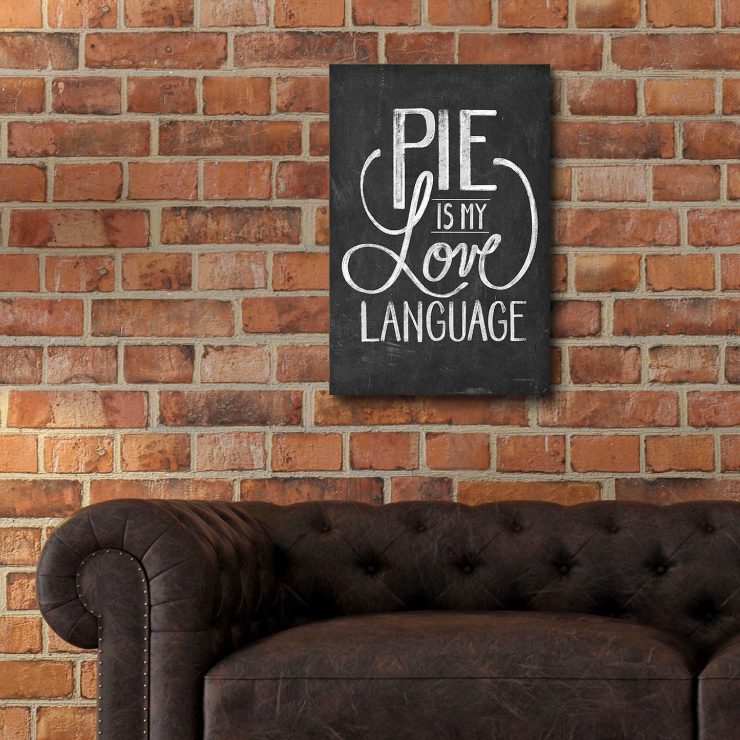 Epic Art 'Pie Is My Love Language' by Kamdon Kreations, Acrylic Glass Wall Art,16x24