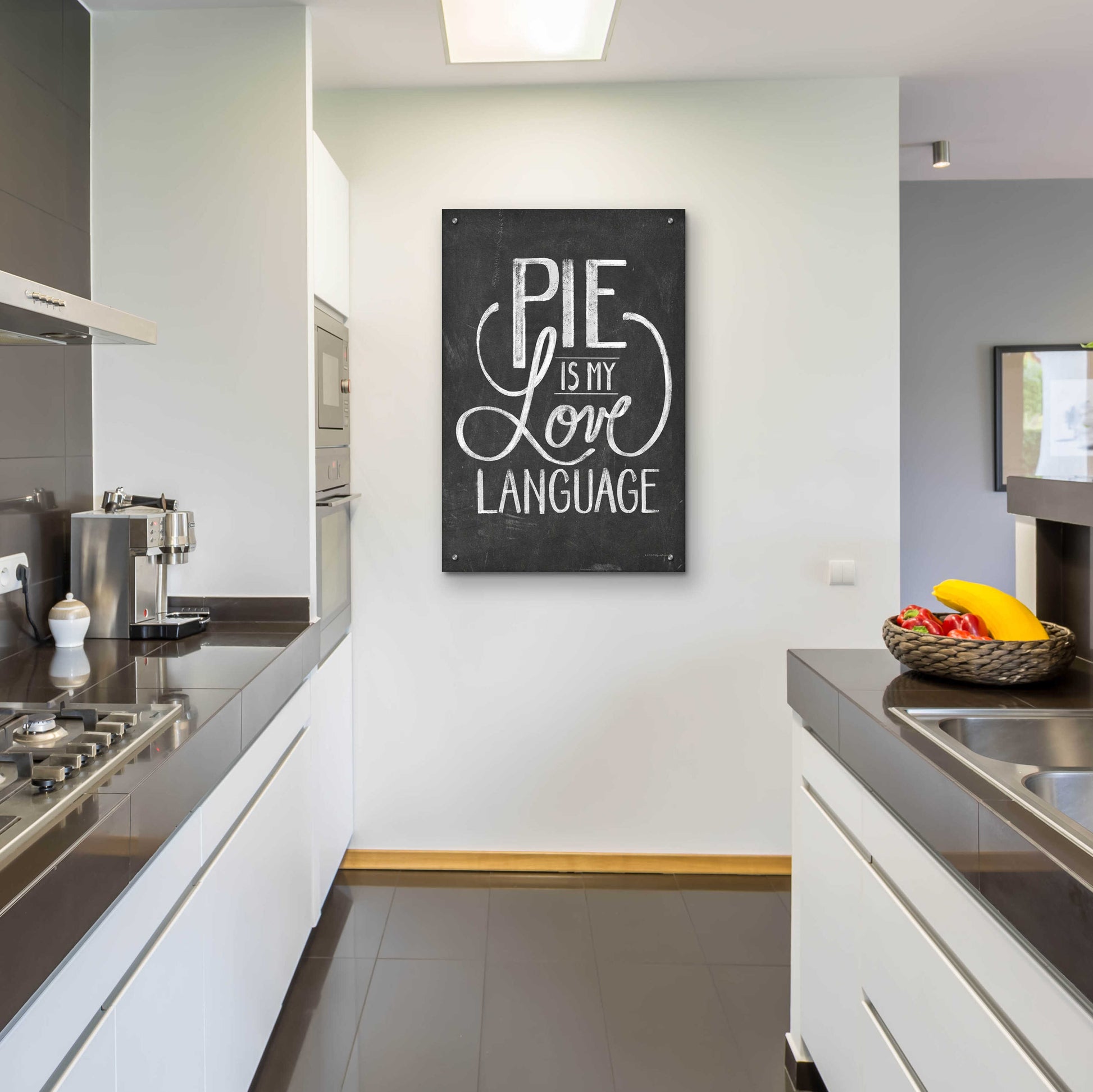 Epic Art 'Pie Is My Love Language' by Kamdon Kreations, Acrylic Glass Wall Art,24x36