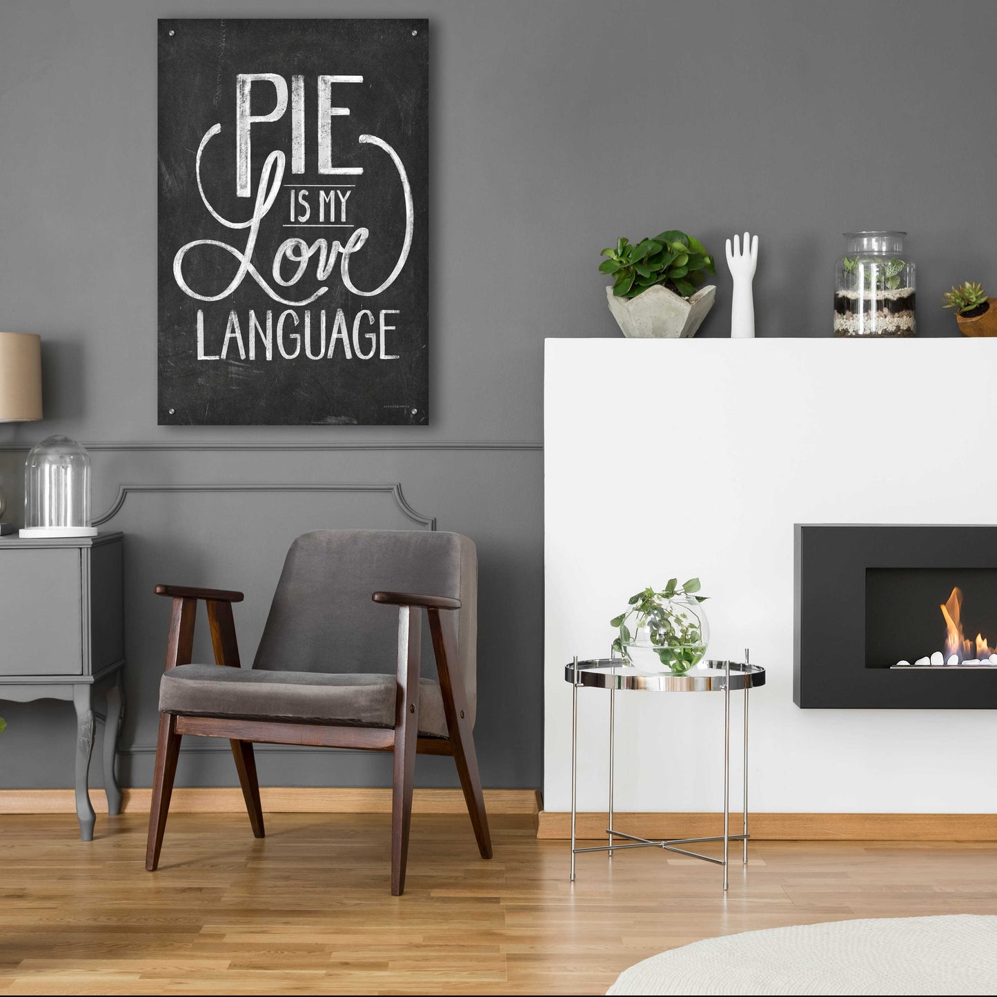 Epic Art 'Pie Is My Love Language' by Kamdon Kreations, Acrylic Glass Wall Art,24x36