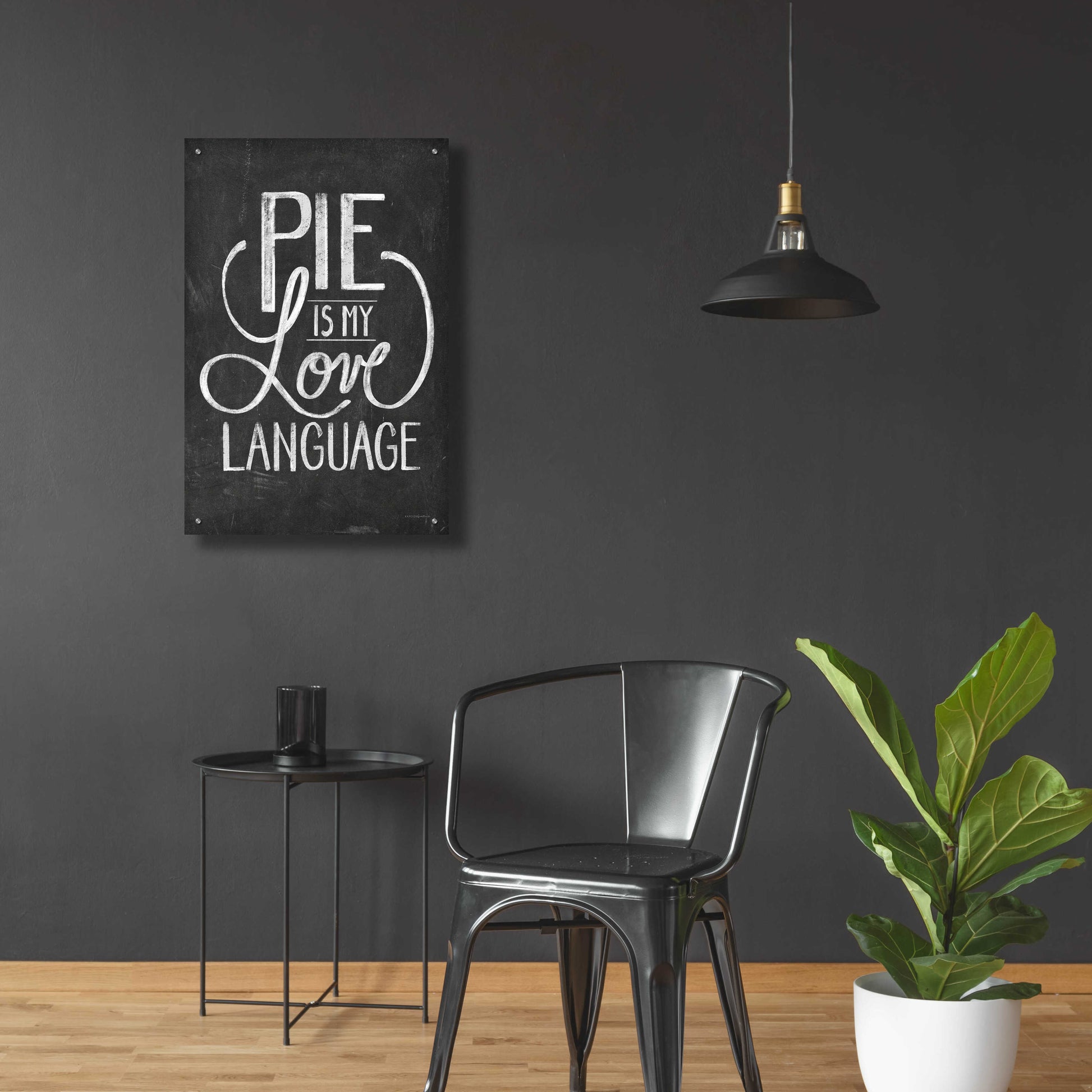 Epic Art 'Pie Is My Love Language' by Kamdon Kreations, Acrylic Glass Wall Art,24x36