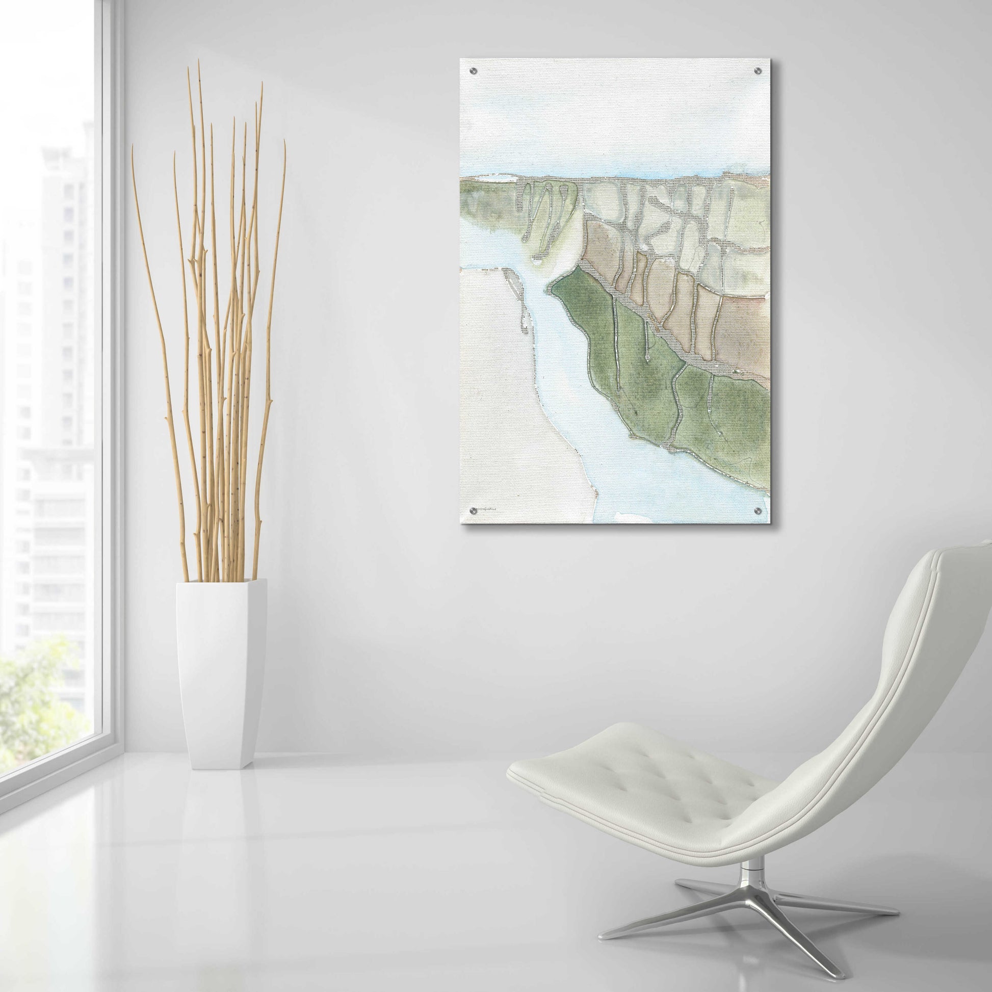 Epic Art 'Upstream' by Kamdon Kreations, Acrylic Glass Wall Art,24x36