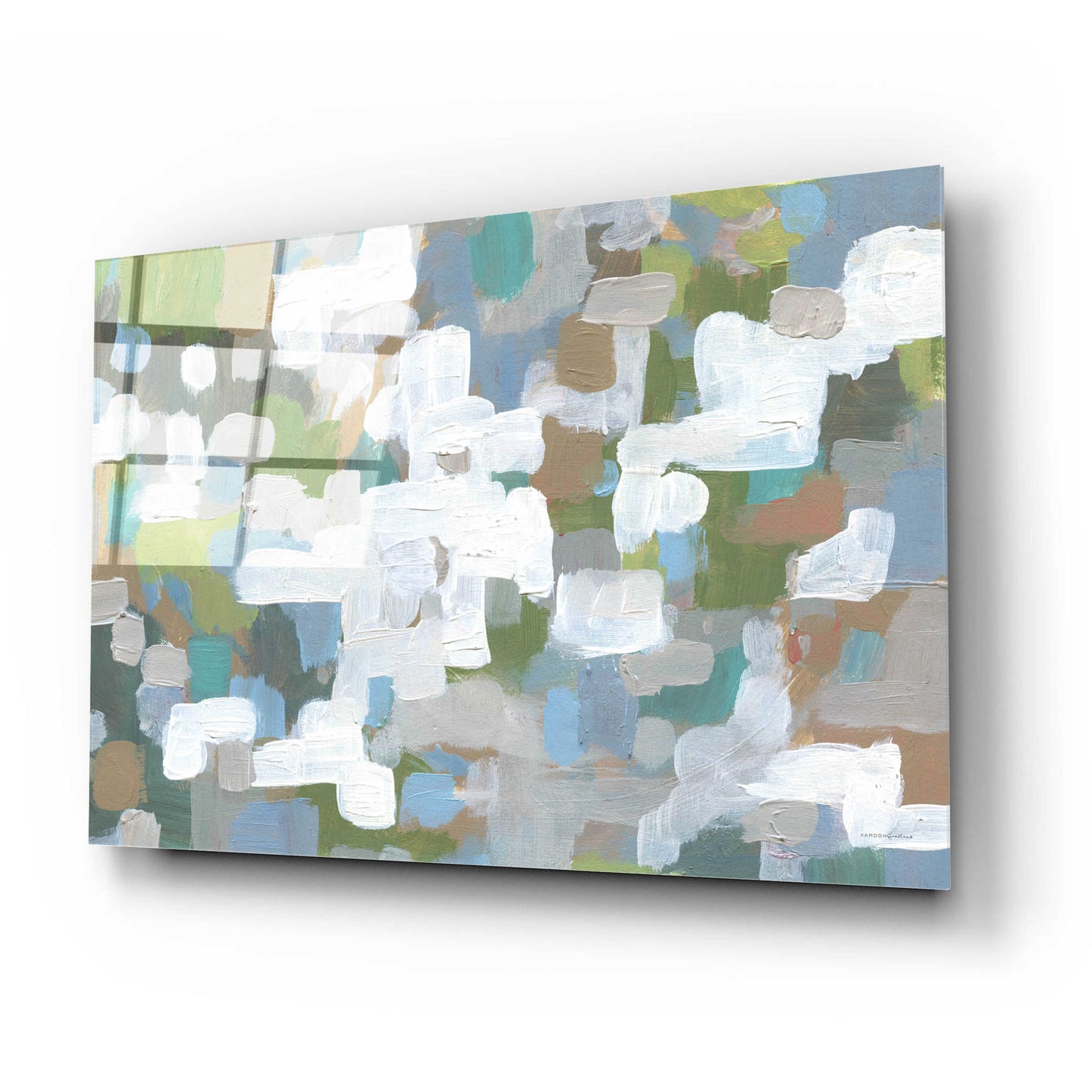 Epic Art 'Garden Lattice' by Kamdon Kreations, Acrylic Glass Wall Art,24x16