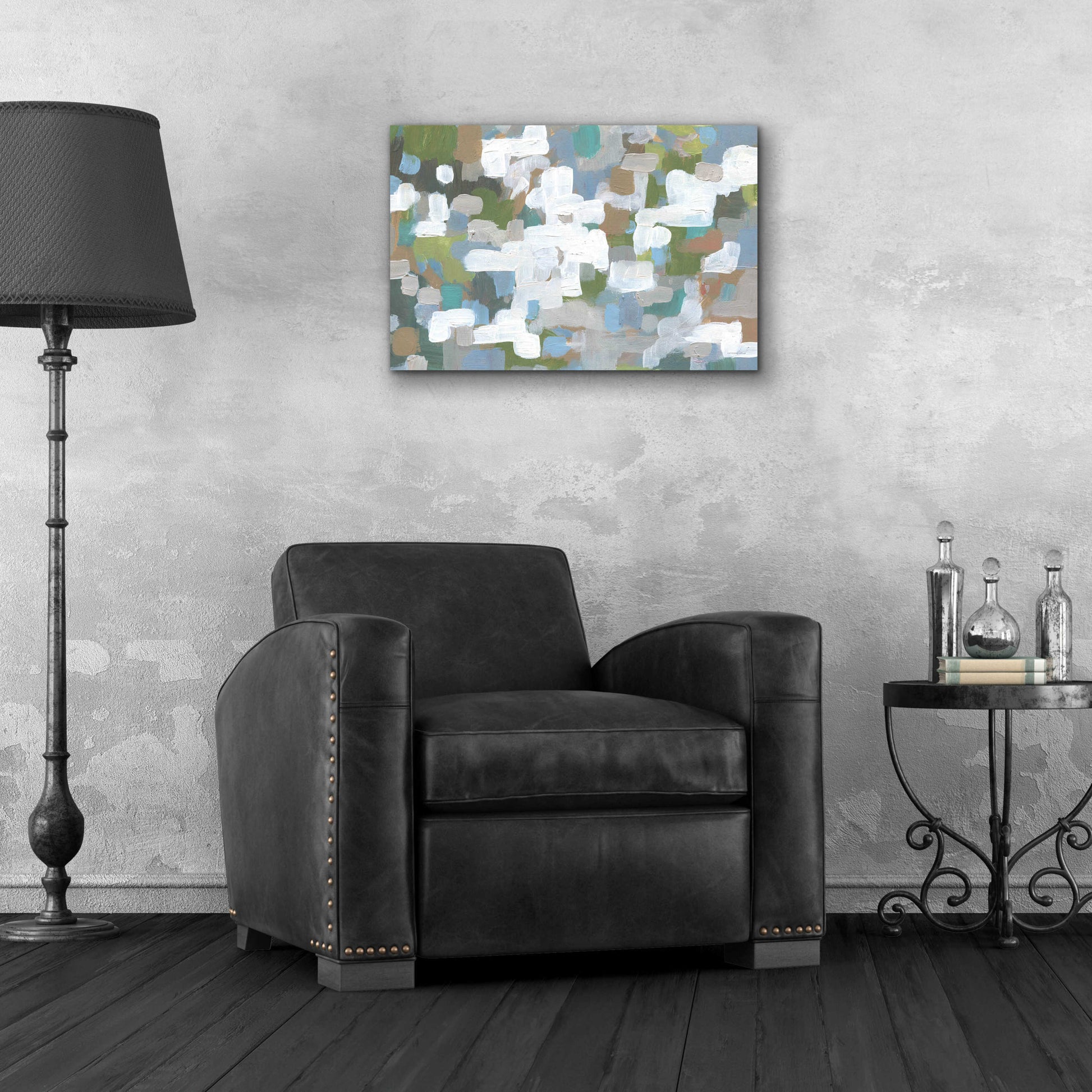 Epic Art 'Garden Lattice' by Kamdon Kreations, Acrylic Glass Wall Art,24x16