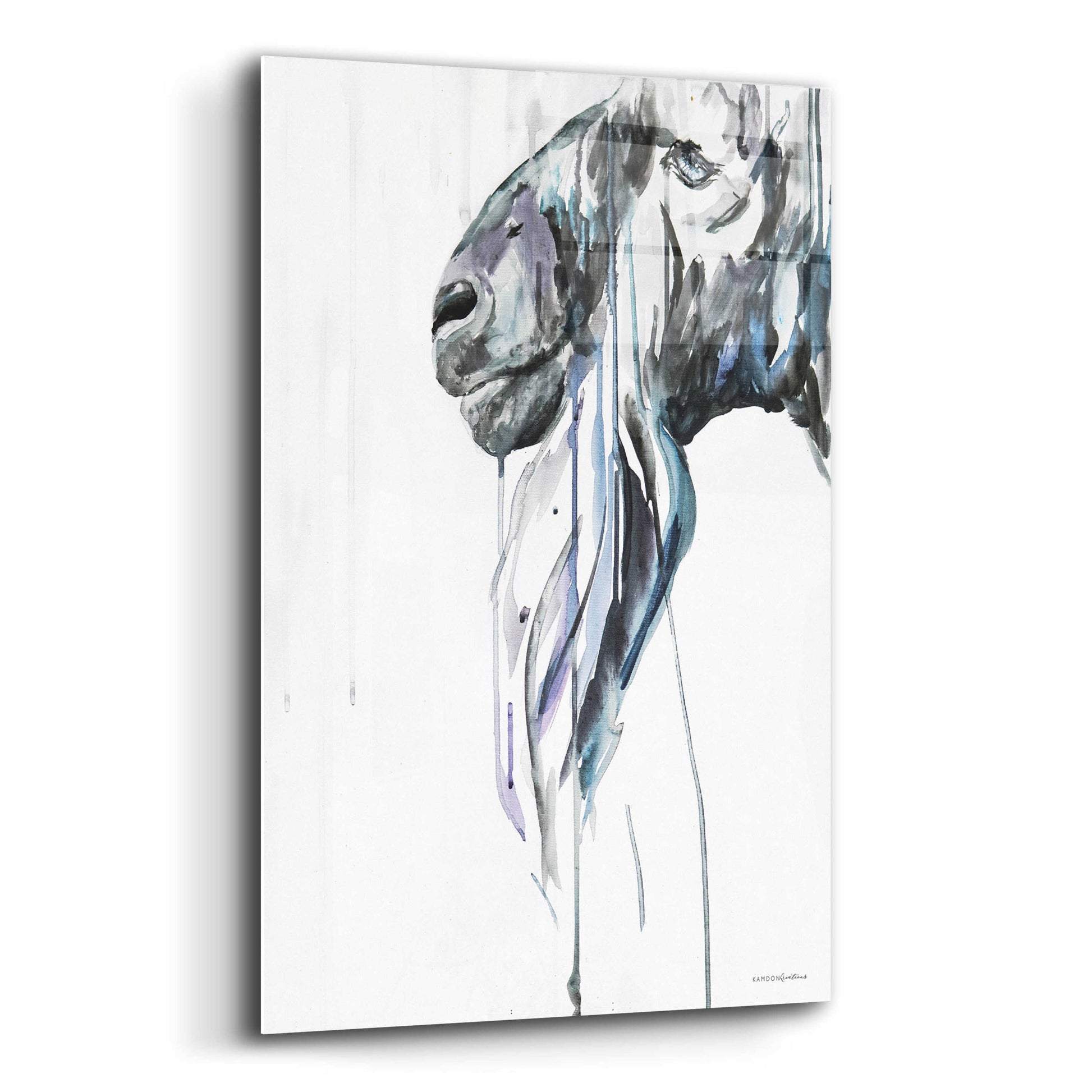 Epic Art 'Goat' by Kamdon Kreations, Acrylic Glass Wall Art,12x16