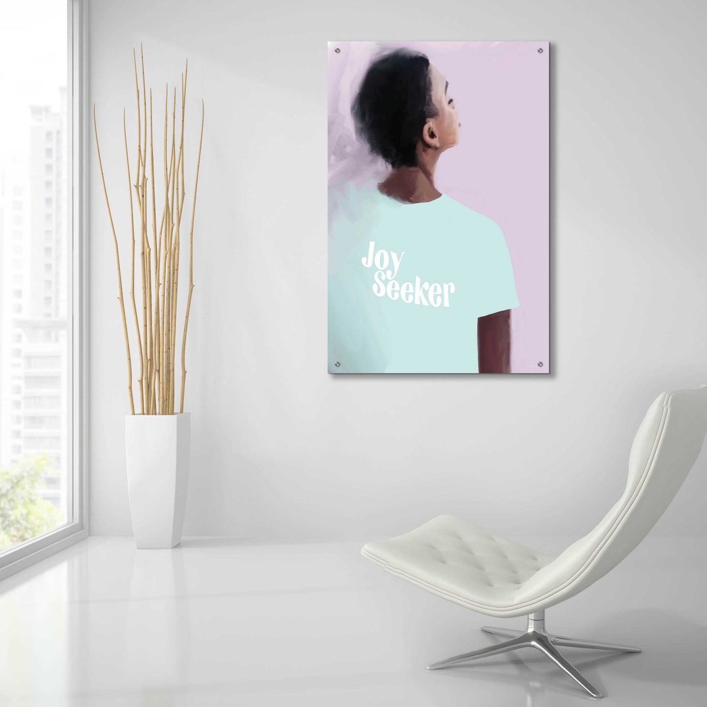 Epic Art 'Joy Seeker' by Kamdon Kreations, Acrylic Glass Wall Art,24x36