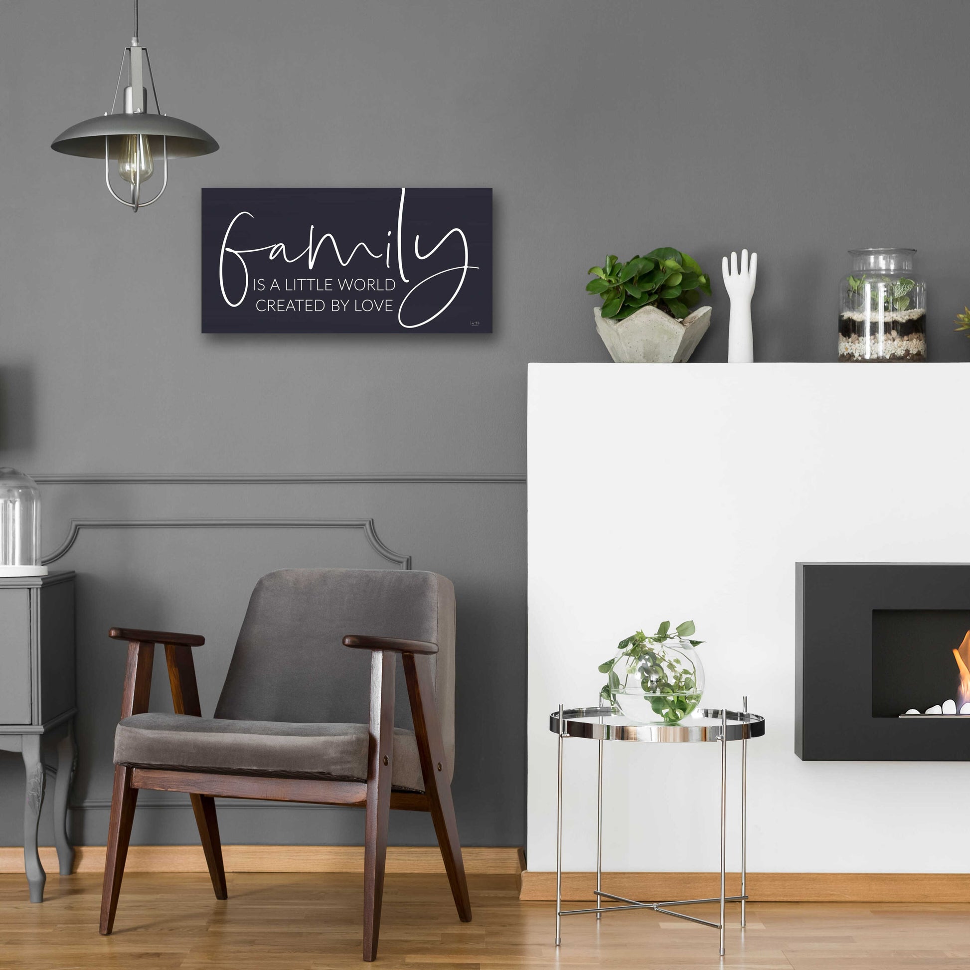 Epic Art 'Family Is…' by Lux + Me Designs, Acrylic Glass Wall Art,24x12