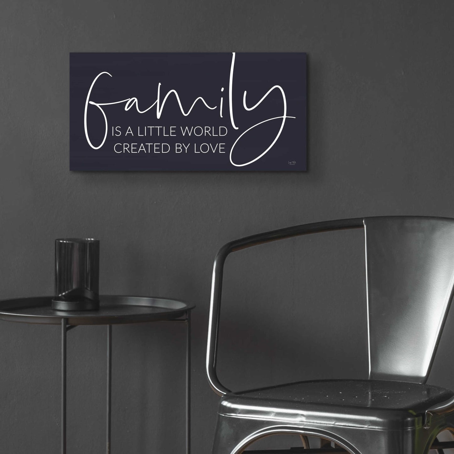 Epic Art 'Family Is…' by Lux + Me Designs, Acrylic Glass Wall Art,24x12