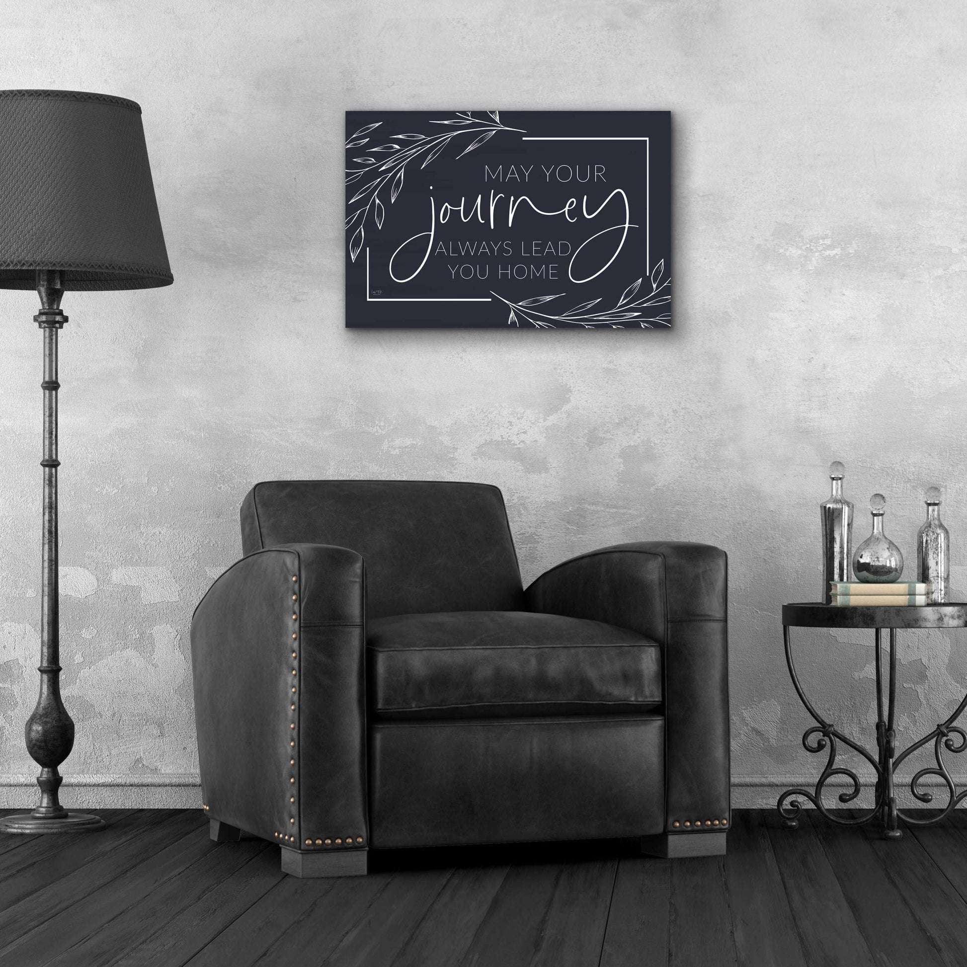 Epic Art 'May Your Journey Lead Home' by Lux + Me Designs, Acrylic Glass Wall Art,24x16