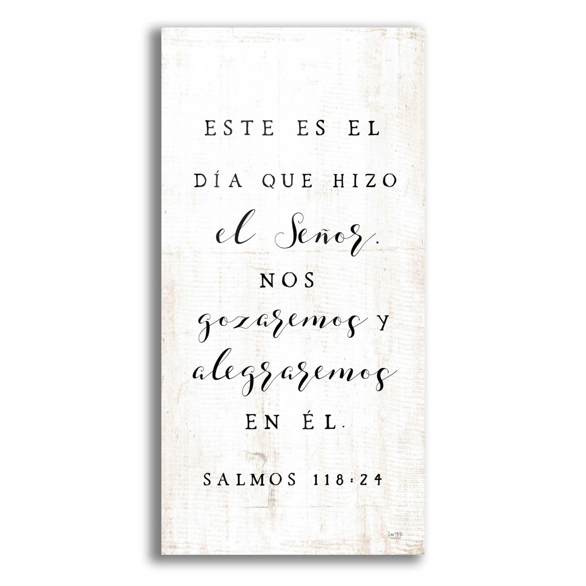 Epic Art 'Psalm 118.24 Spanish' by Lux + Me Designs, Acrylic Glass Wall Art