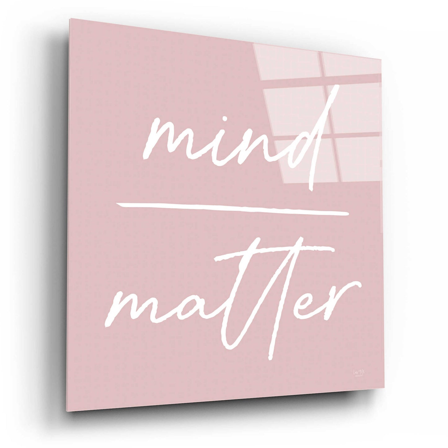 Epic Art 'Mind Over Matter' by Lux + Me Designs, Acrylic Glass Wall Art,12x12