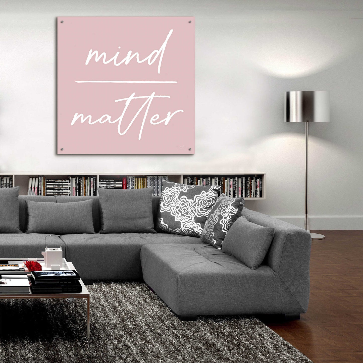 Epic Art 'Mind Over Matter' by Lux + Me Designs, Acrylic Glass Wall Art,36x36