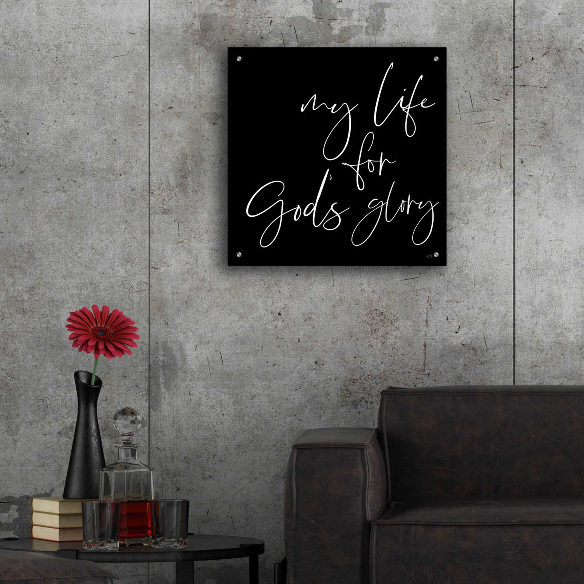 Epic Art 'God's Glory' by Lux + Me Designs, Acrylic Glass Wall Art,24x24