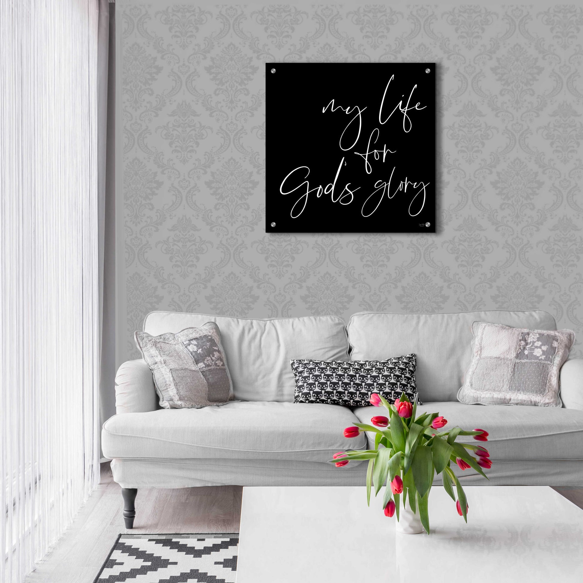 Epic Art 'God's Glory' by Lux + Me Designs, Acrylic Glass Wall Art,24x24