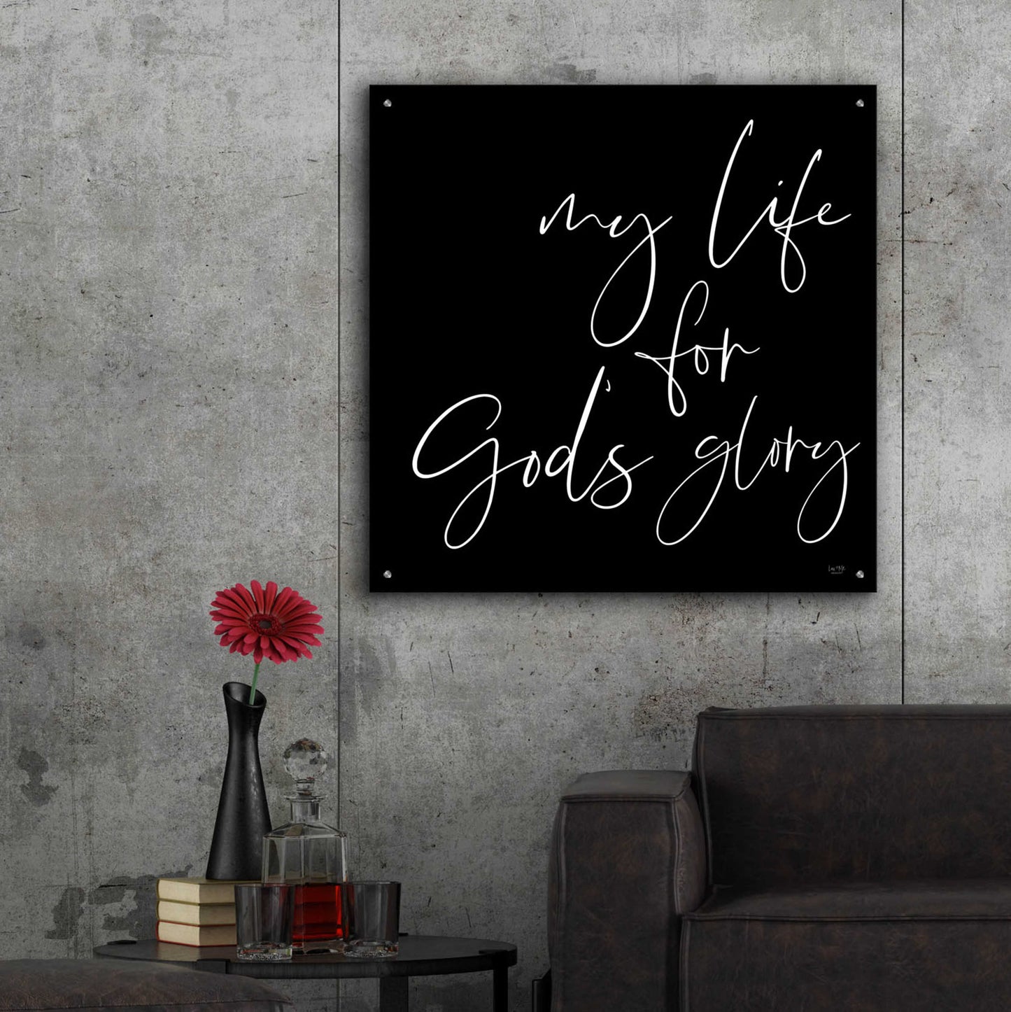 Epic Art 'God's Glory' by Lux + Me Designs, Acrylic Glass Wall Art,36x36