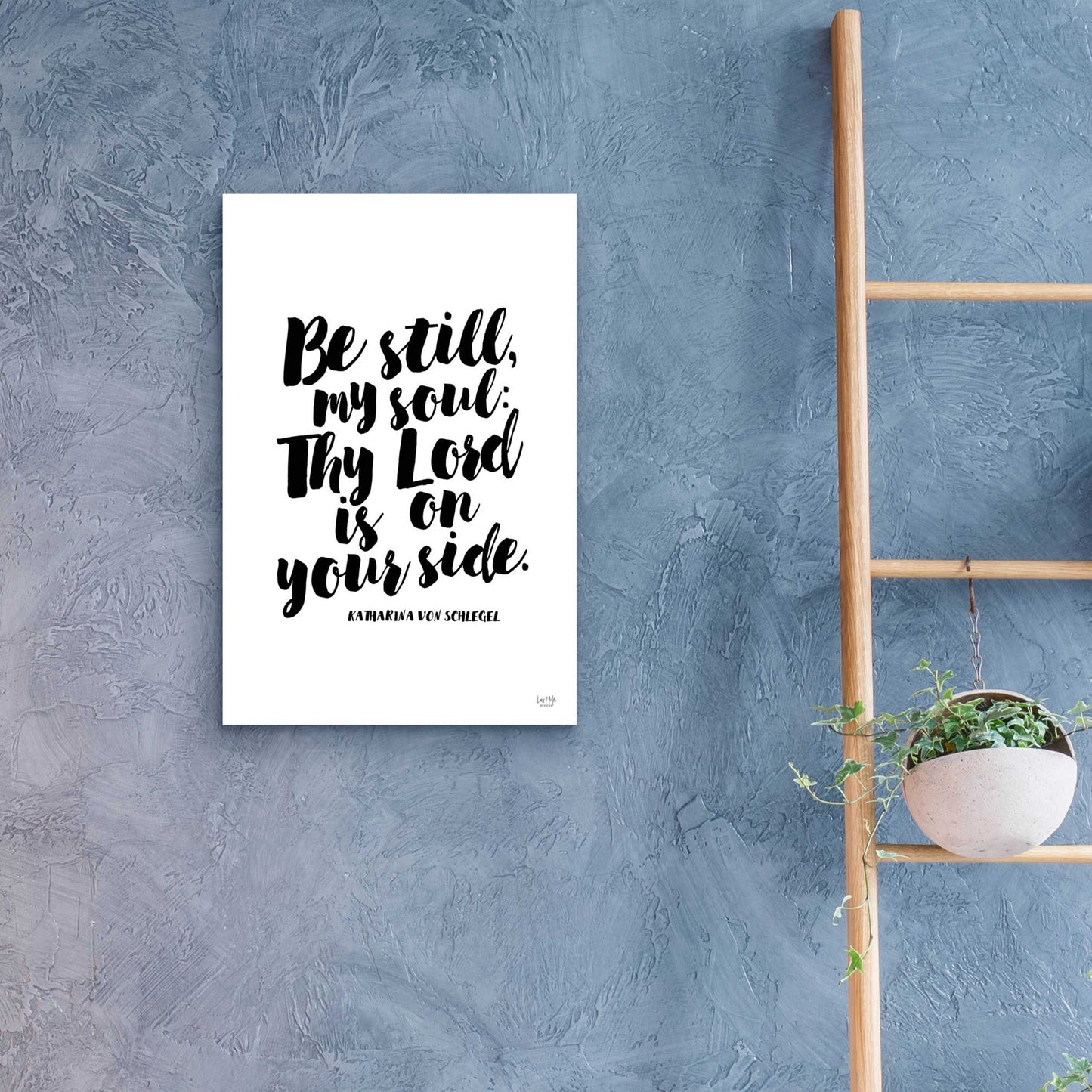 Epic Art 'Be Still my Soul' by Lux + Me Designs, Acrylic Glass Wall Art,16x24