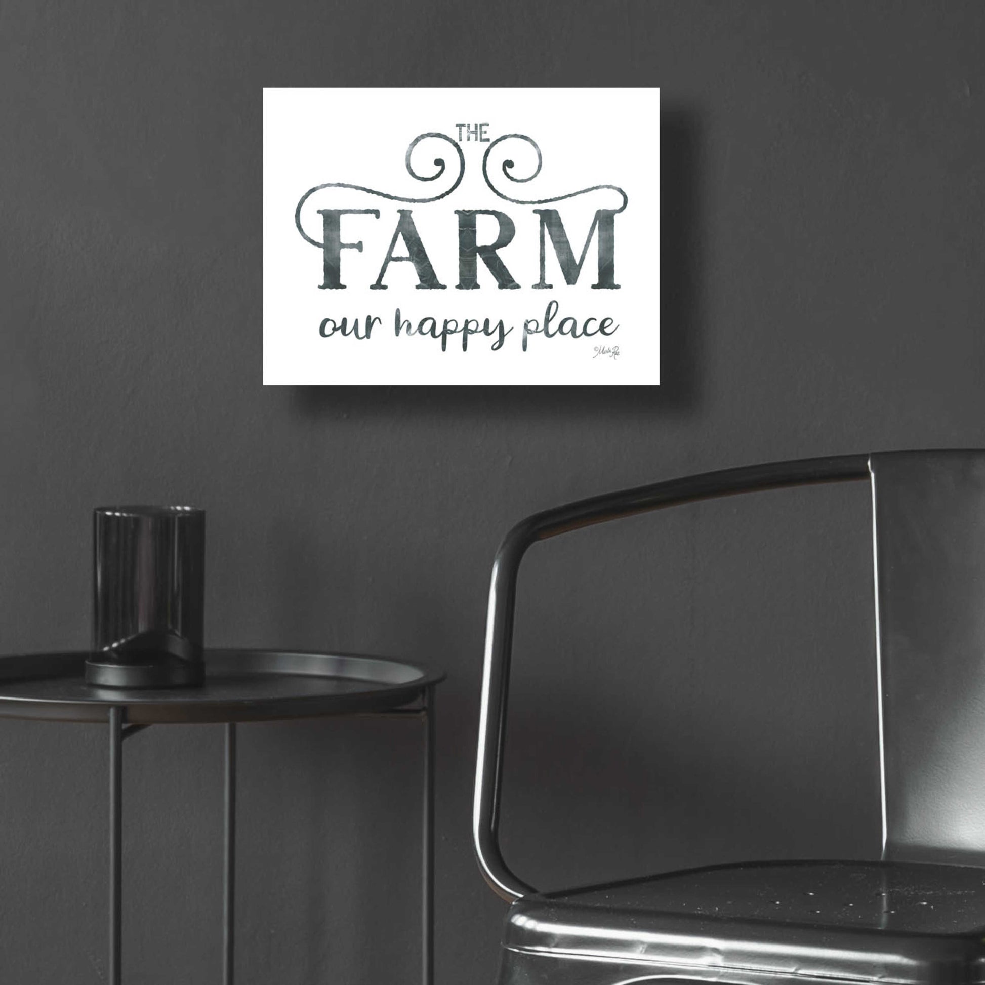 Epic Art 'The Farm - Our Happy Place' by Marla Rae, Acrylic Glass Wall Art,16x12