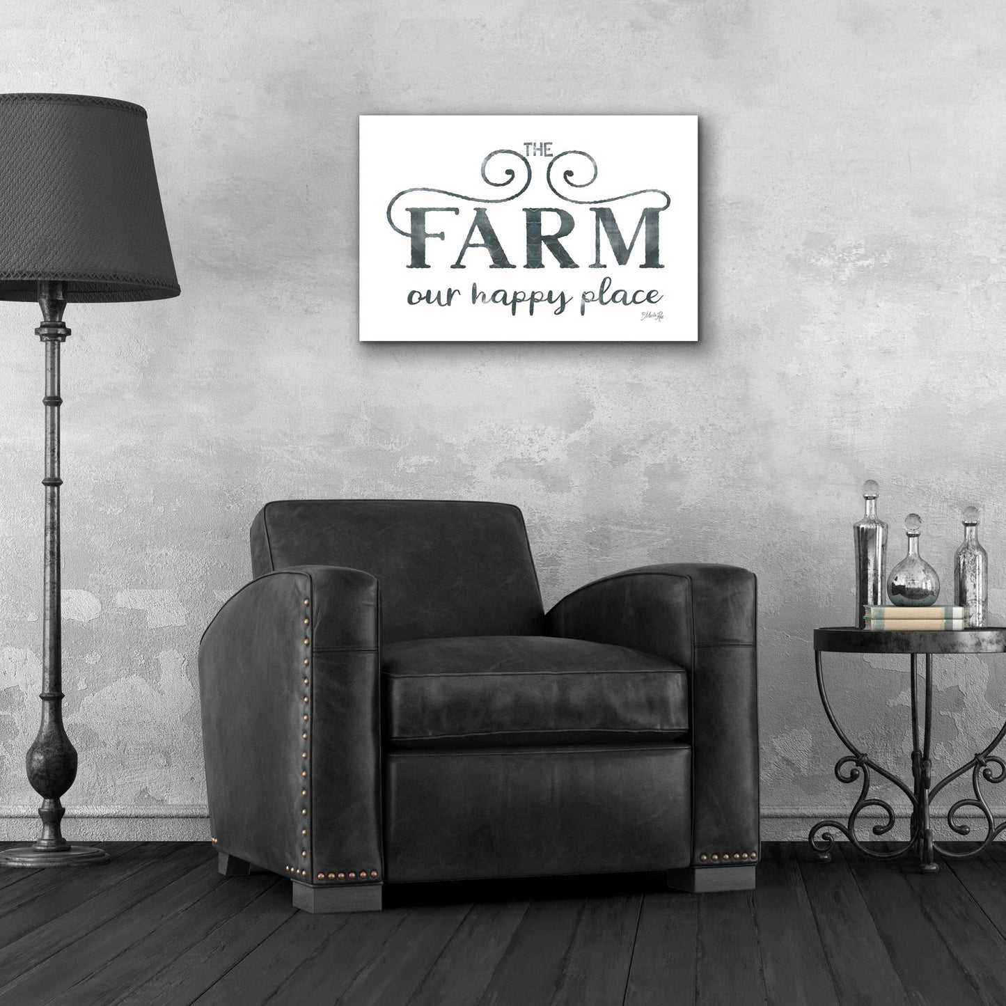 Epic Art 'The Farm - Our Happy Place' by Marla Rae, Acrylic Glass Wall Art,24x16