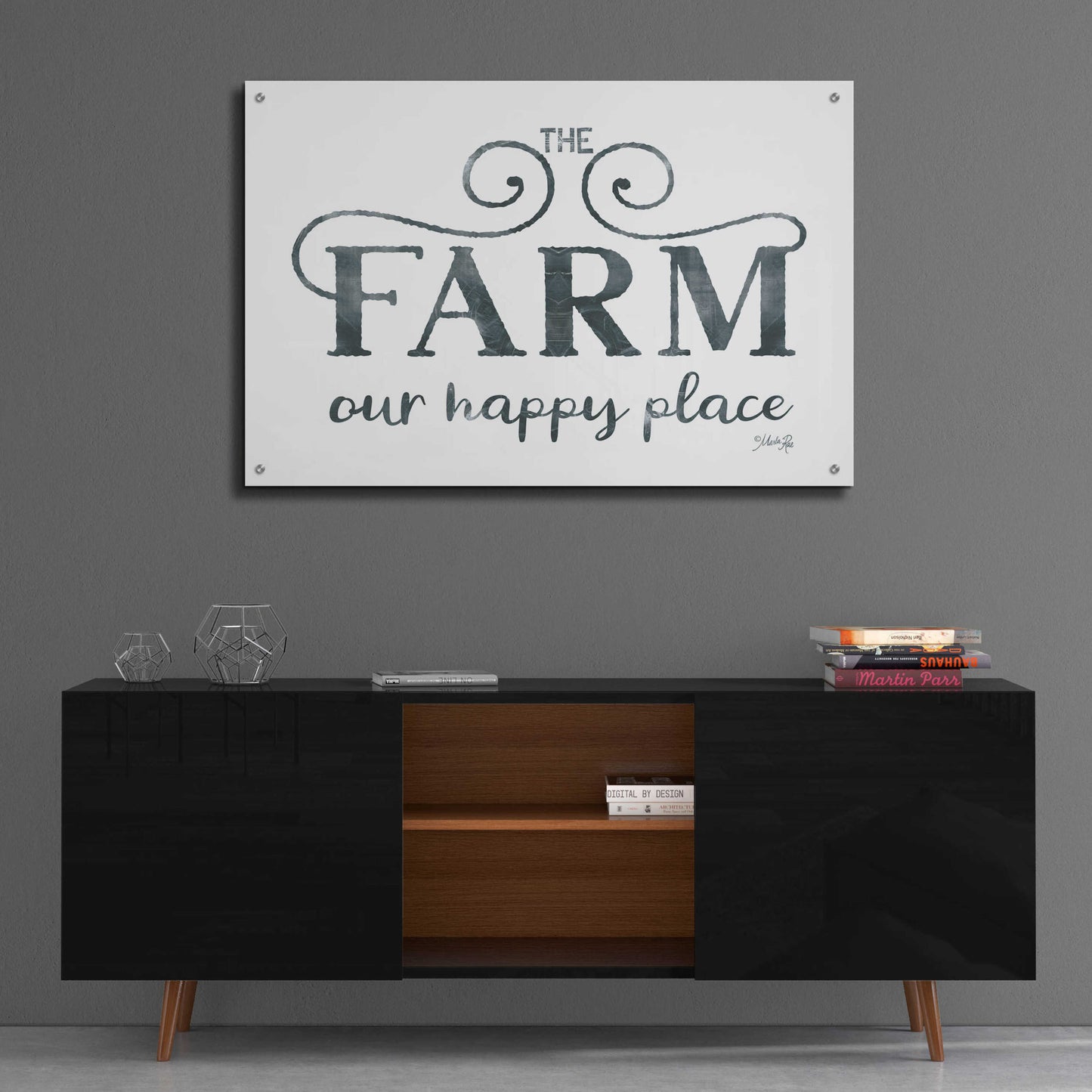 Epic Art 'The Farm - Our Happy Place' by Marla Rae, Acrylic Glass Wall Art,36x24