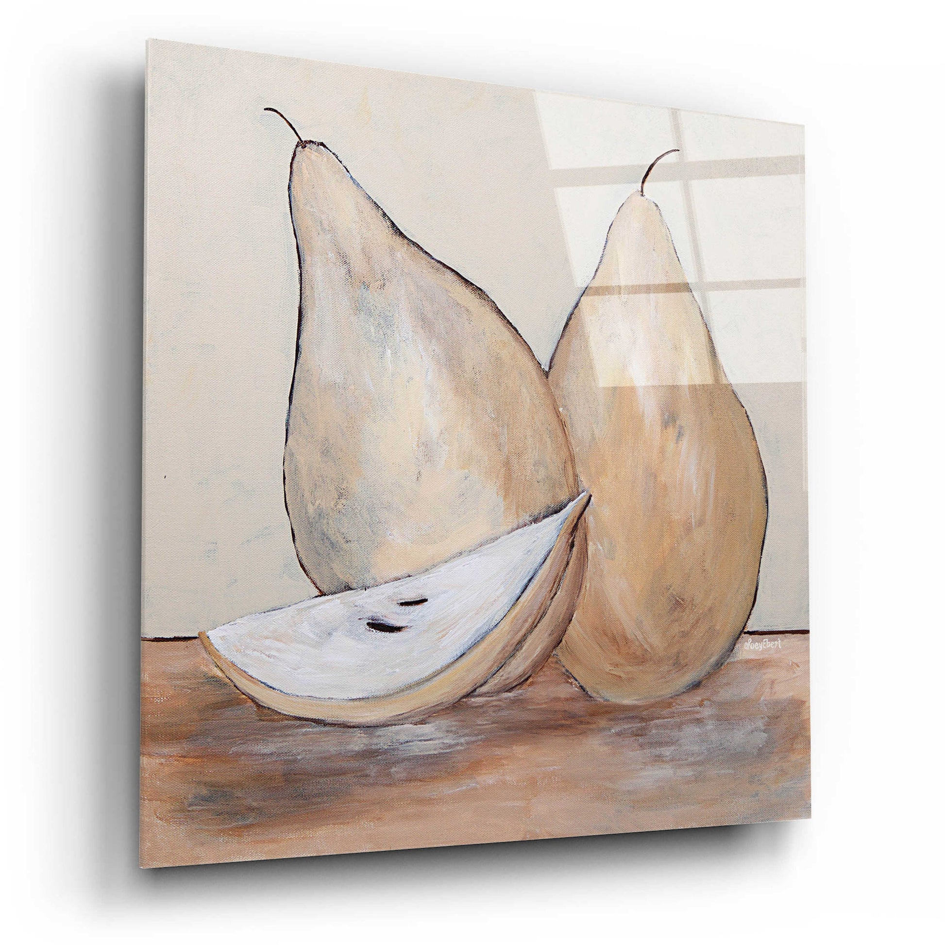 Epic Art 'Pair of Pears' by Roey Ebert, Acrylic Glass Wall Art,12x12