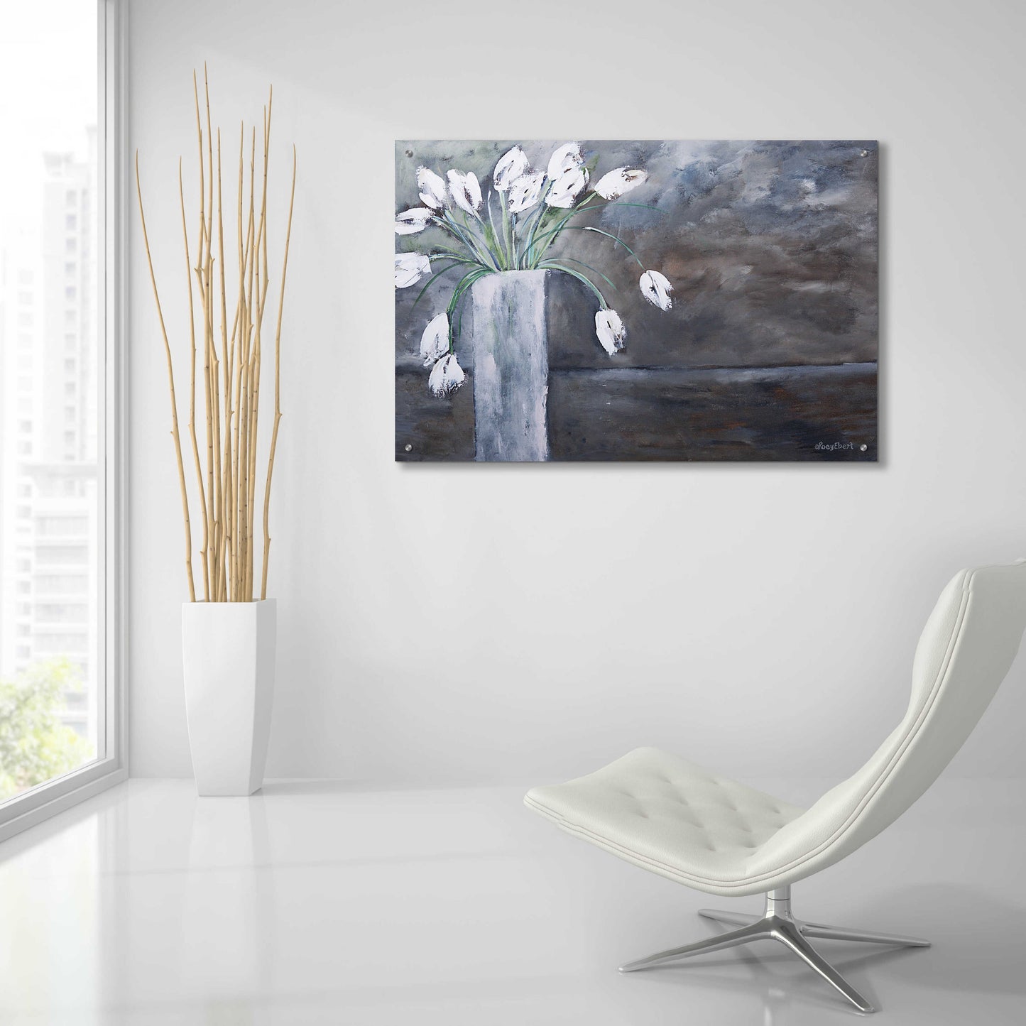 Epic Art 'Dreamy Tulips' by Roey Ebert, Acrylic Glass Wall Art,36x24