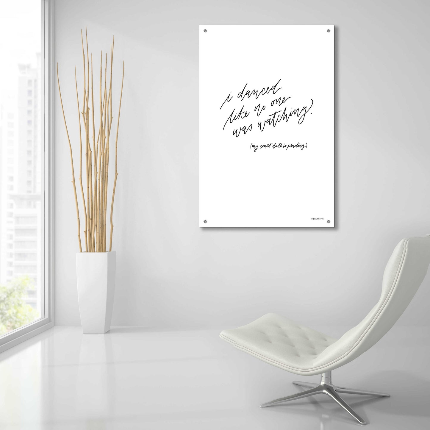 Epic Art 'I Danced Like No One Was Watching' by Rachel Nieman, Acrylic Glass Wall Art,24x36