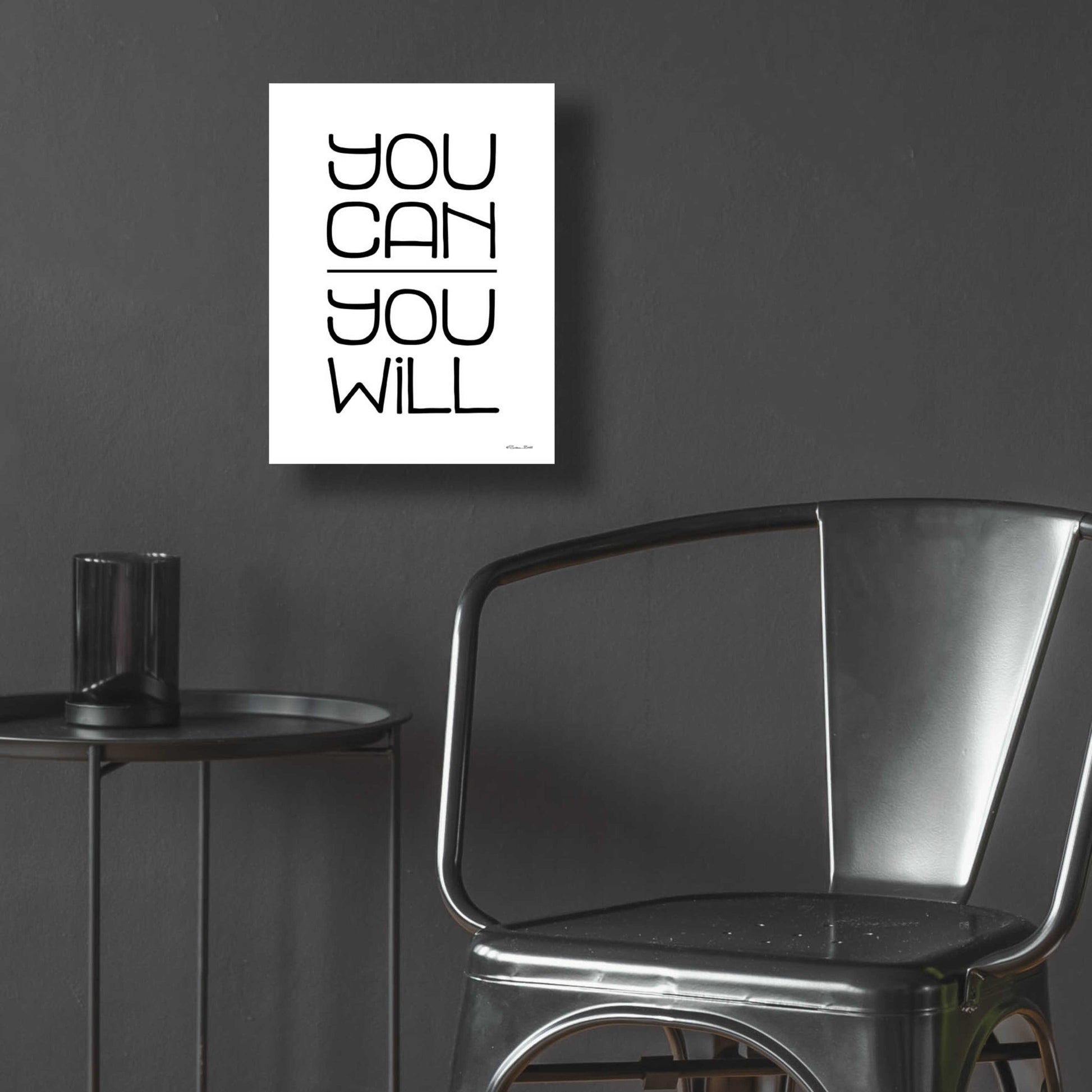 Epic Art 'You Can, You Will' by Susan Ball, Acrylic Glass Wall Art,12x16