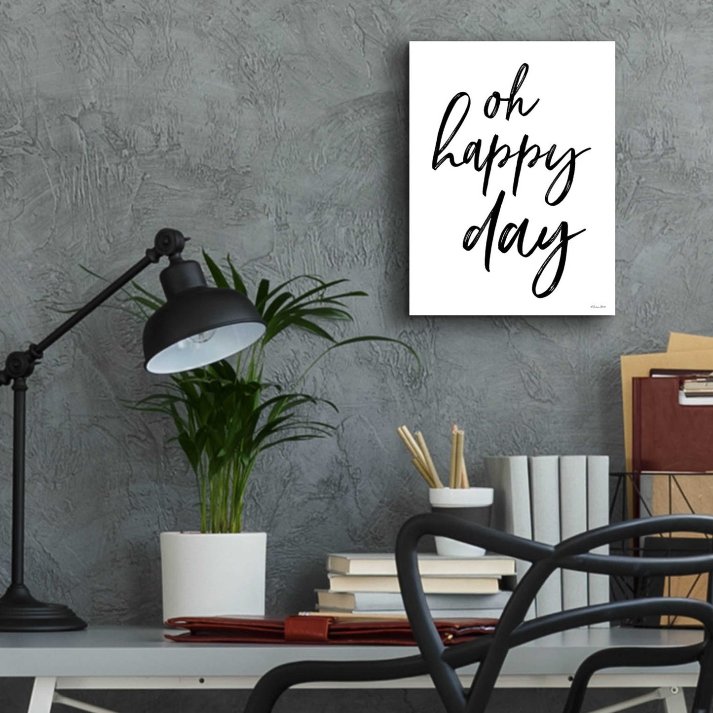 Epic Art 'Oh Happy Day' by Susan Ball, Acrylic Glass Wall Art,12x16