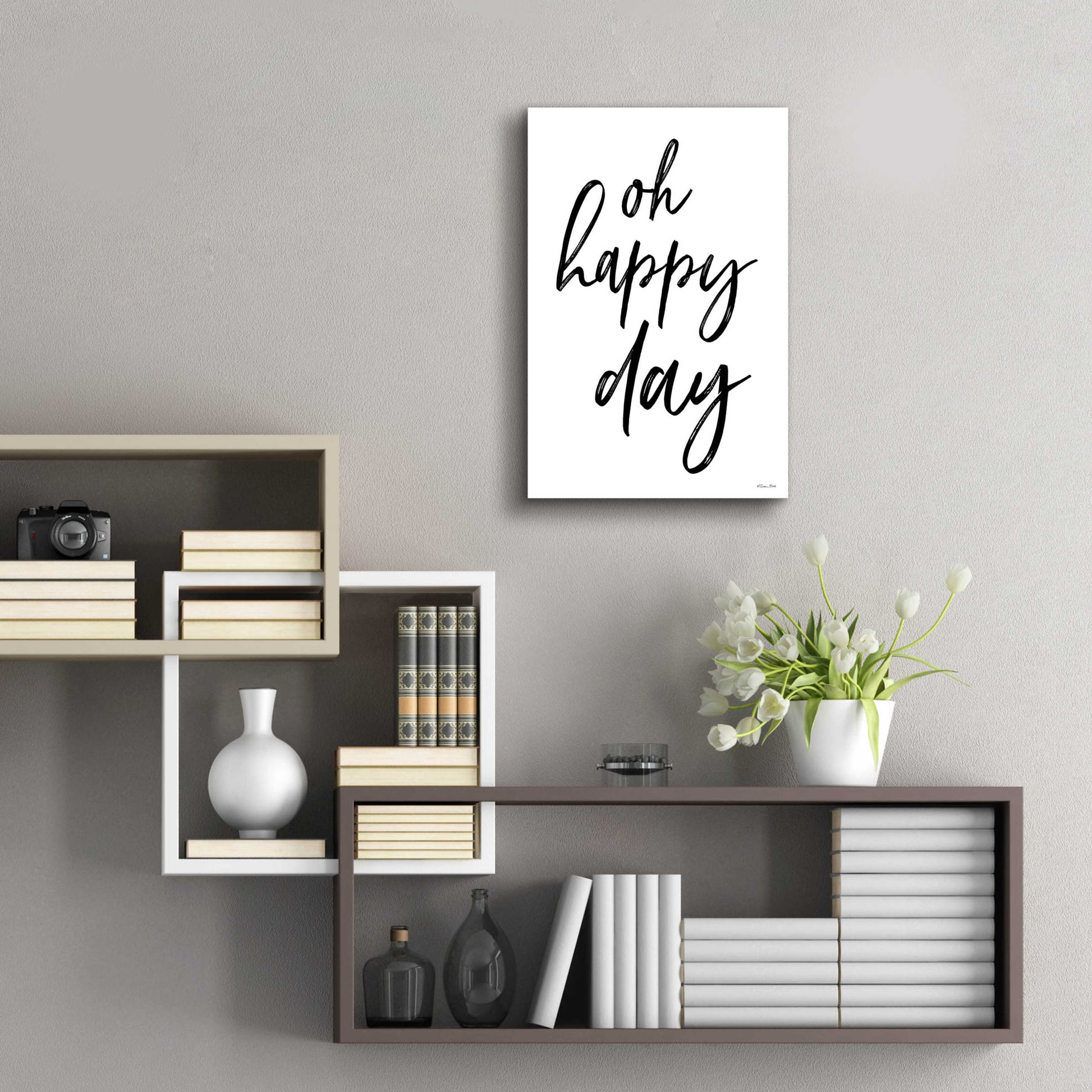 Epic Art 'Oh Happy Day' by Susan Ball, Acrylic Glass Wall Art,16x24