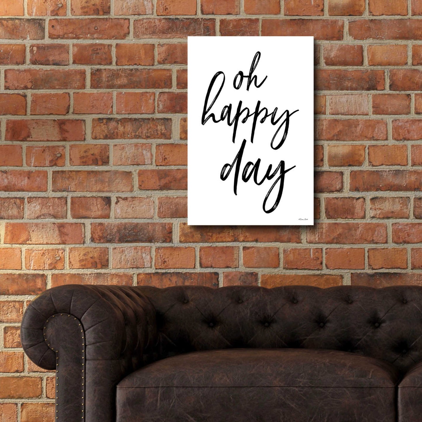 Epic Art 'Oh Happy Day' by Susan Ball, Acrylic Glass Wall Art,16x24