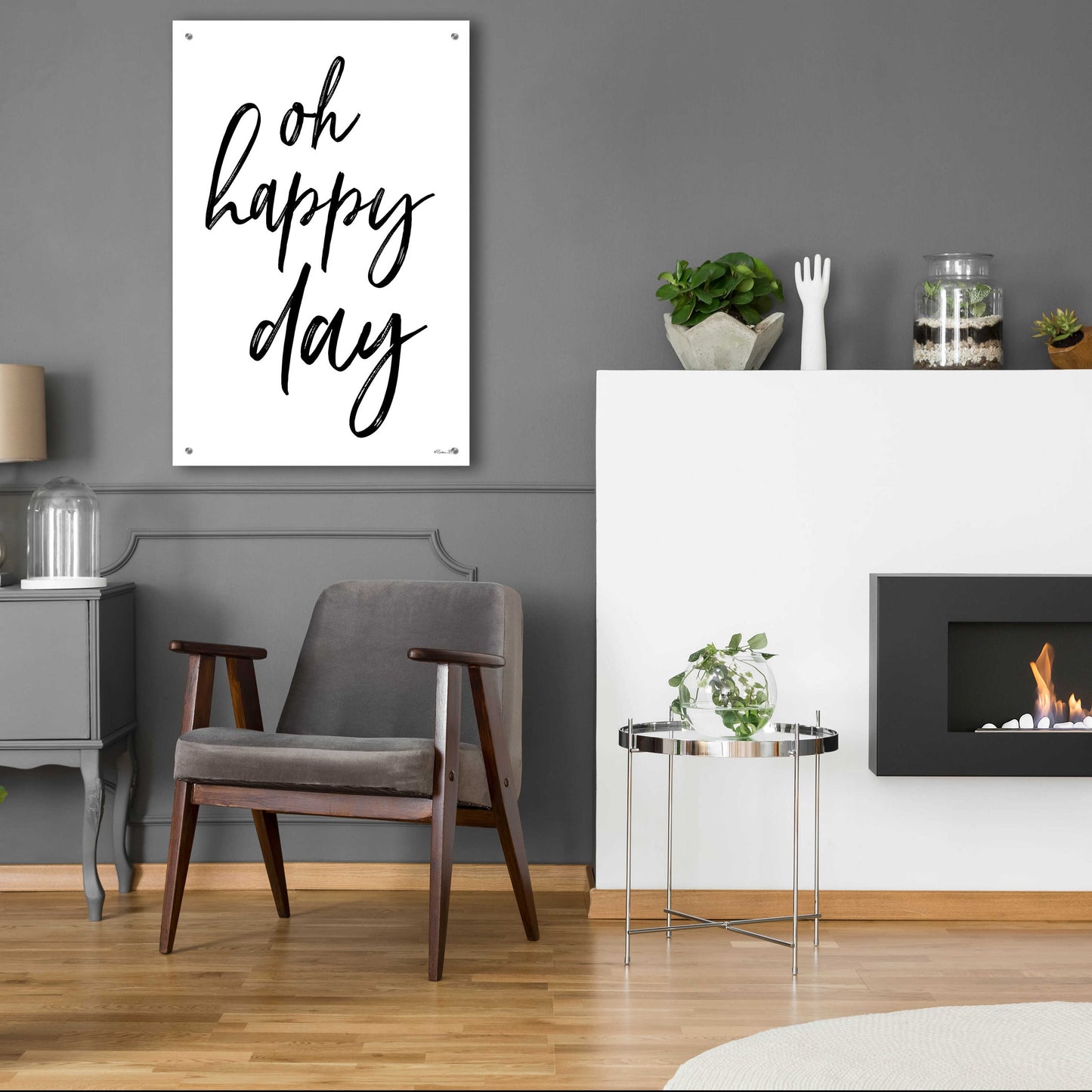 Epic Art 'Oh Happy Day' by Susan Ball, Acrylic Glass Wall Art,24x36