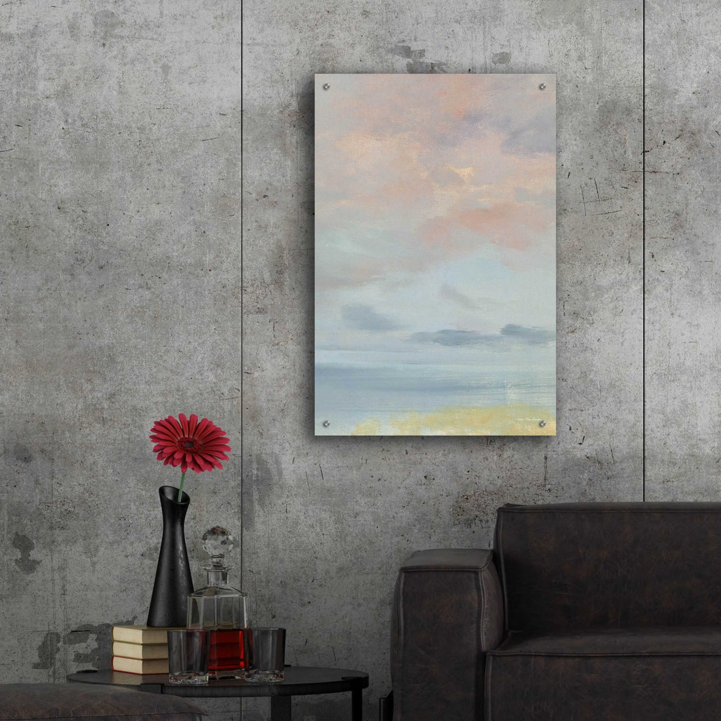 Epic Art 'The Sunset' by Seven Trees Design, Acrylic Glass Wall Art,24x36