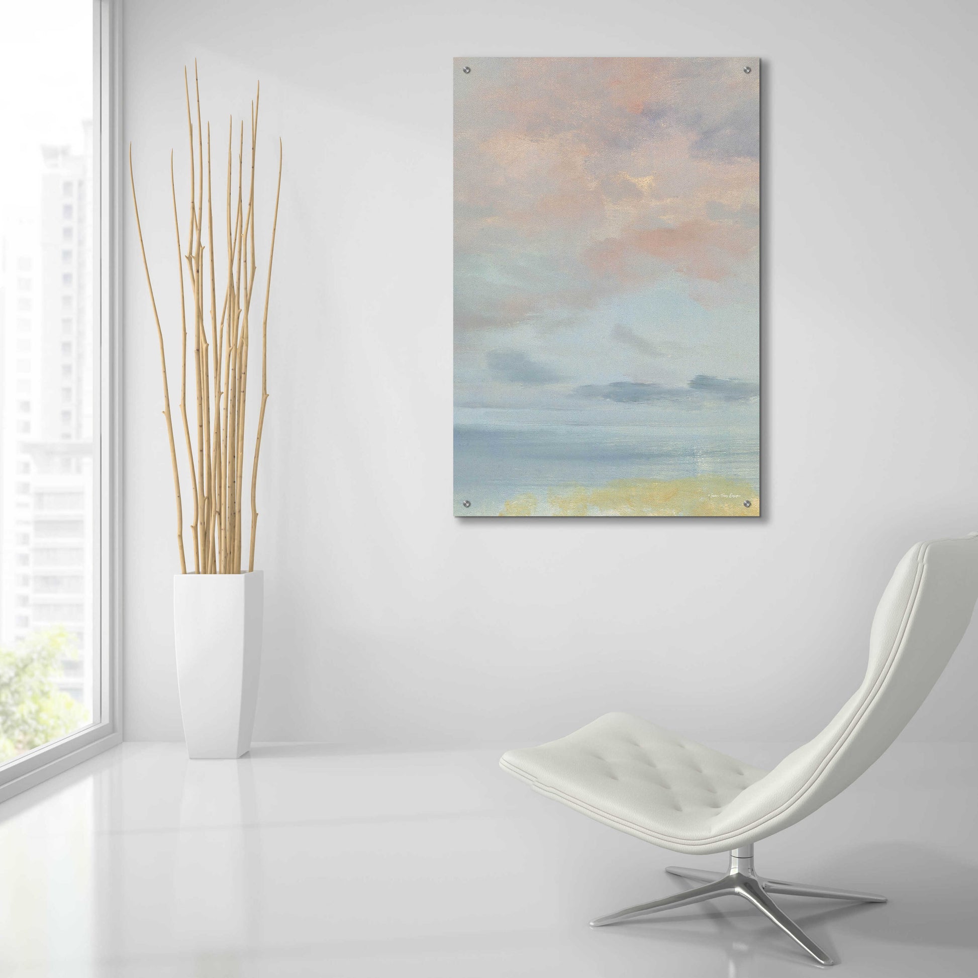 Epic Art 'The Sunset' by Seven Trees Design, Acrylic Glass Wall Art,24x36