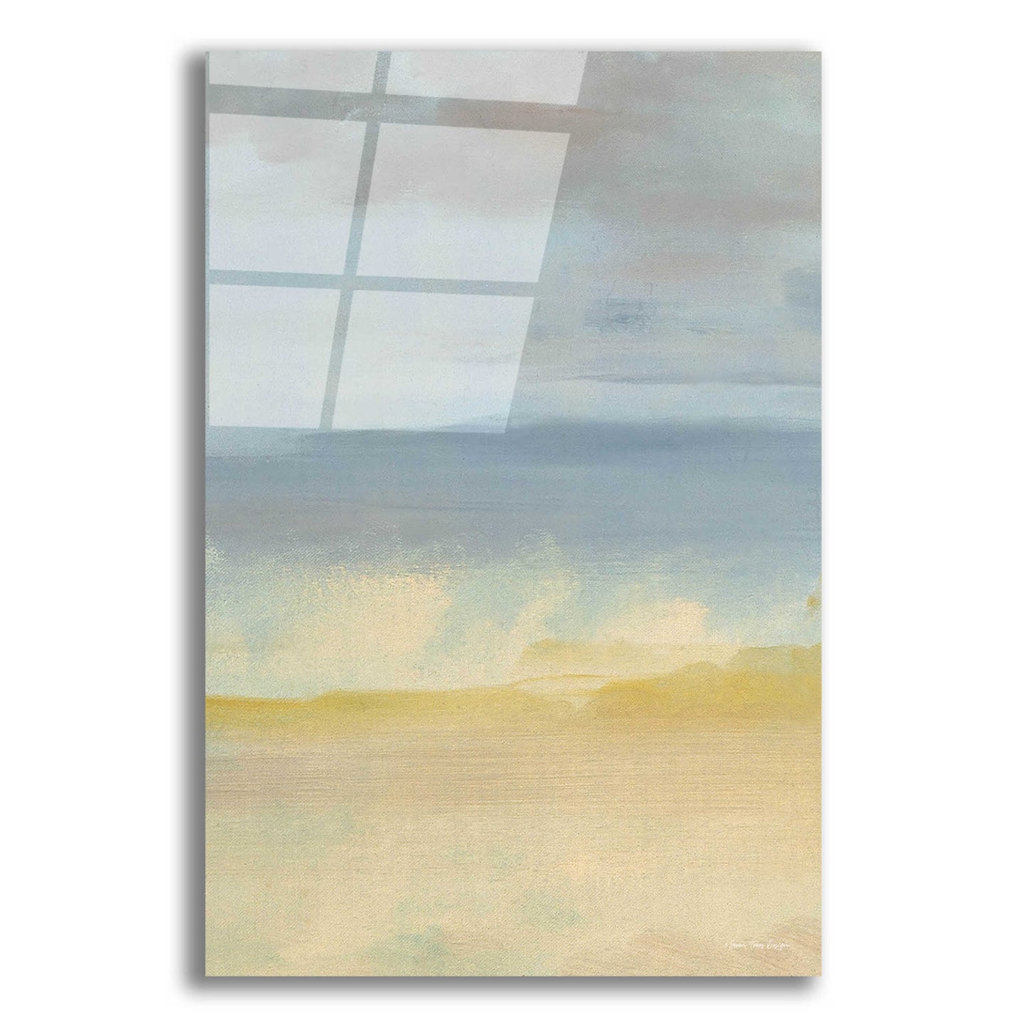 Epic Art 'Sand, Ocean and Sky' by Seven Trees Design, Acrylic Glass Wall Art,12x16