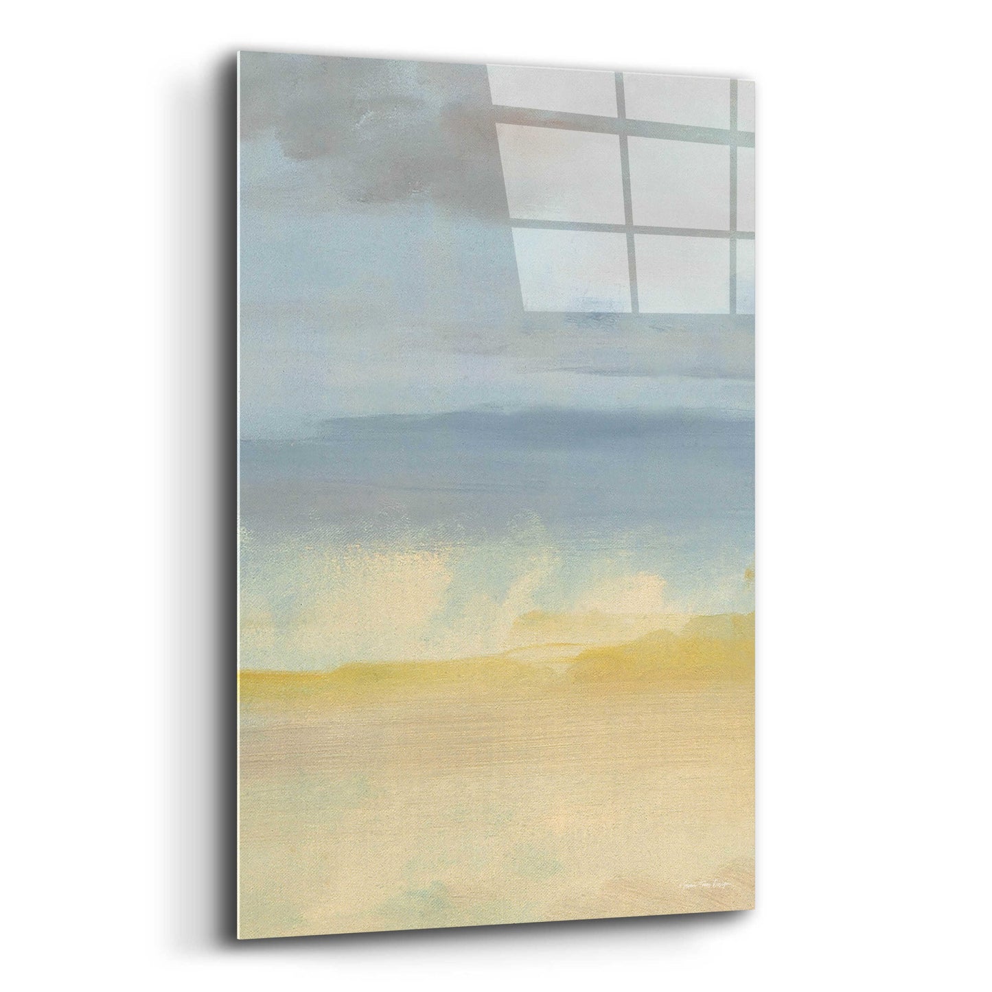 Epic Art 'Sand, Ocean and Sky' by Seven Trees Design, Acrylic Glass Wall Art,16x24