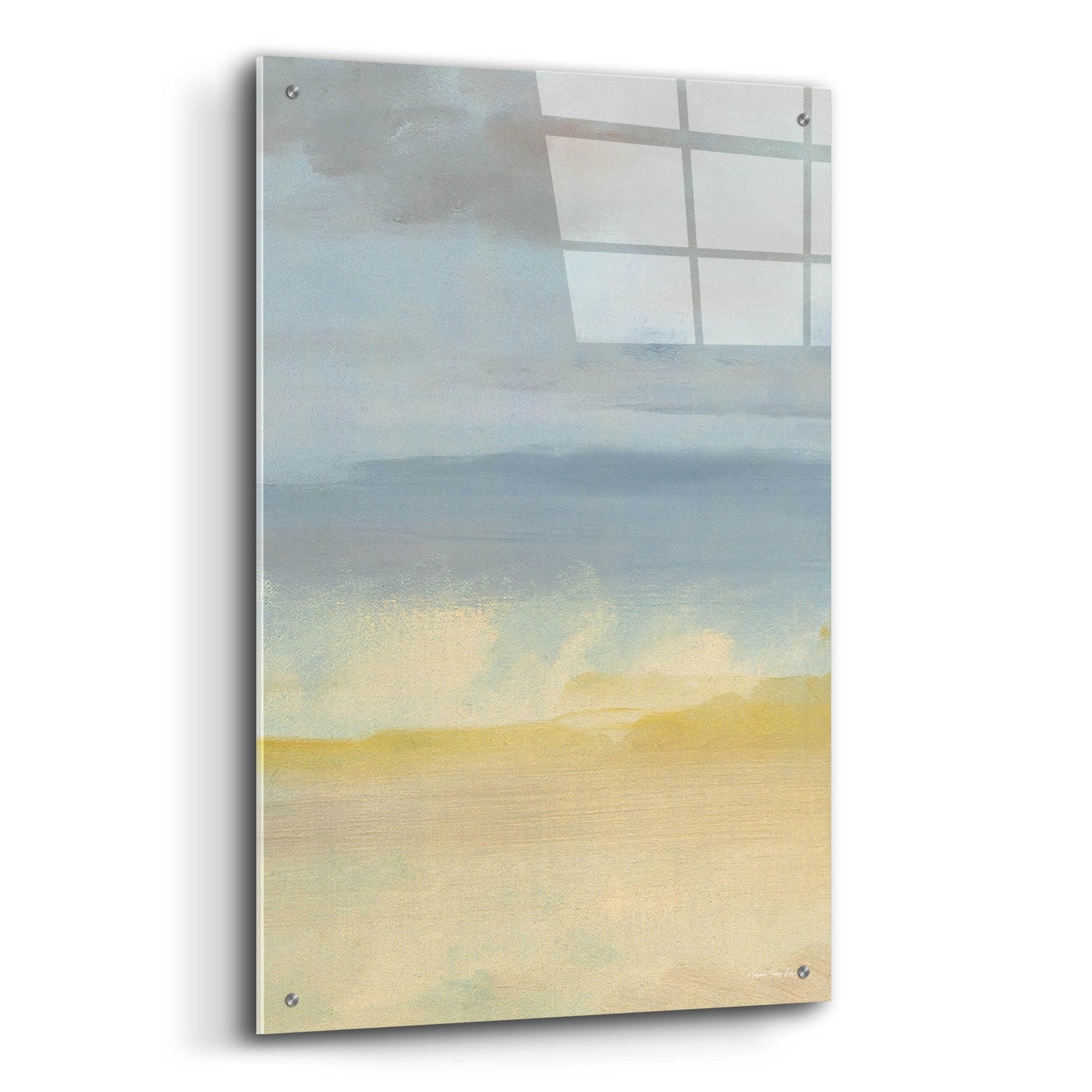 Epic Art 'Sand, Ocean and Sky' by Seven Trees Design, Acrylic Glass Wall Art,24x36