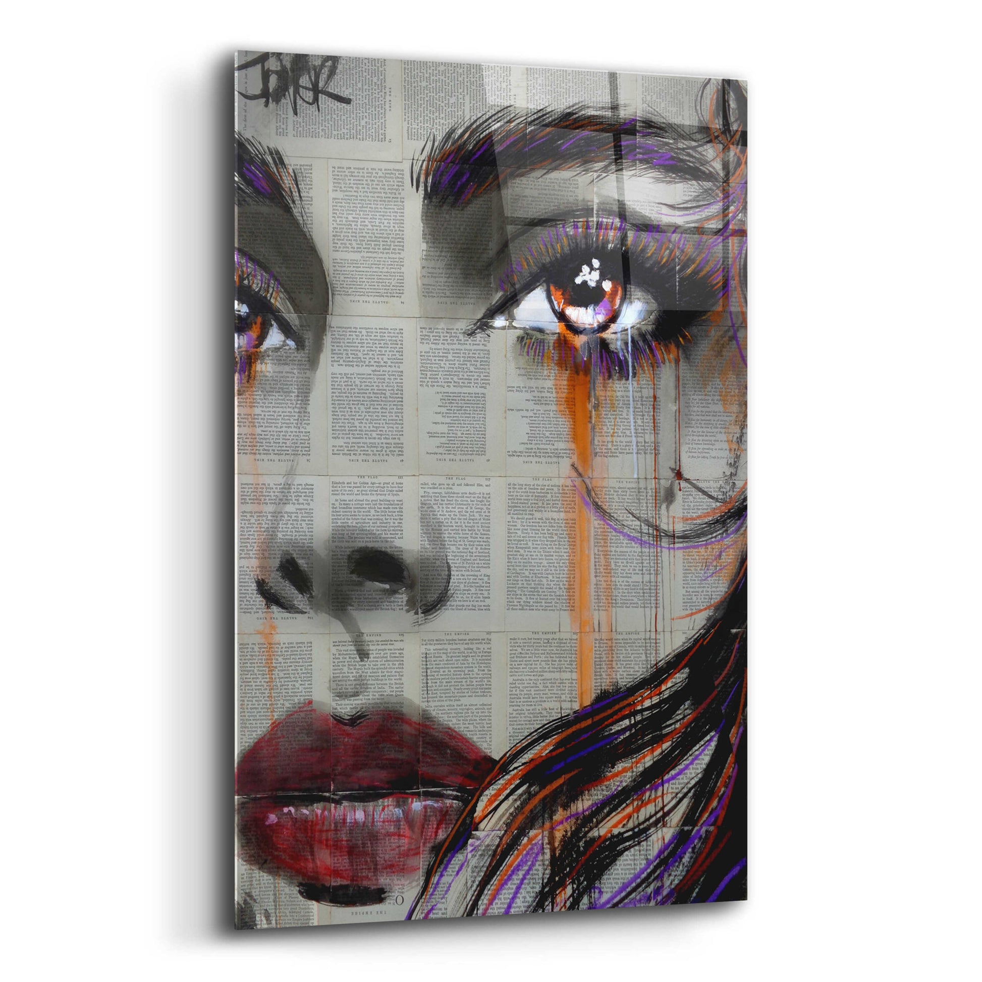 Epic Art 'As Well' by Loui Jover, Acrylic Glass Wall Art,12x16