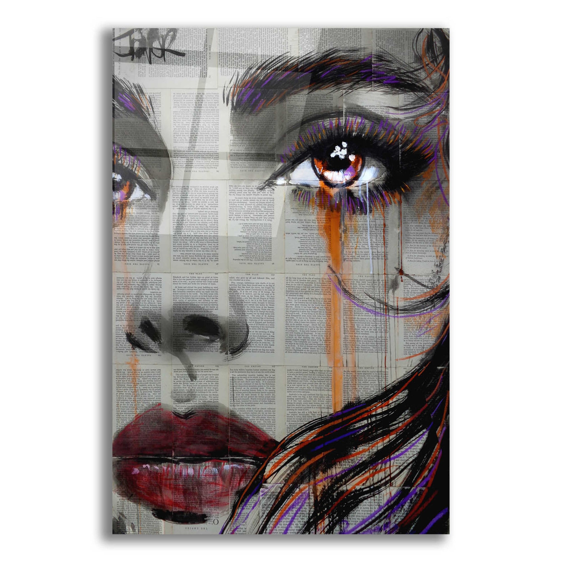 Epic Art 'As Well' by Loui Jover, Acrylic Glass Wall Art,12x16