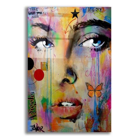 Epic Art 'Changes' by Loui Jover, Acrylic Glass Wall Art