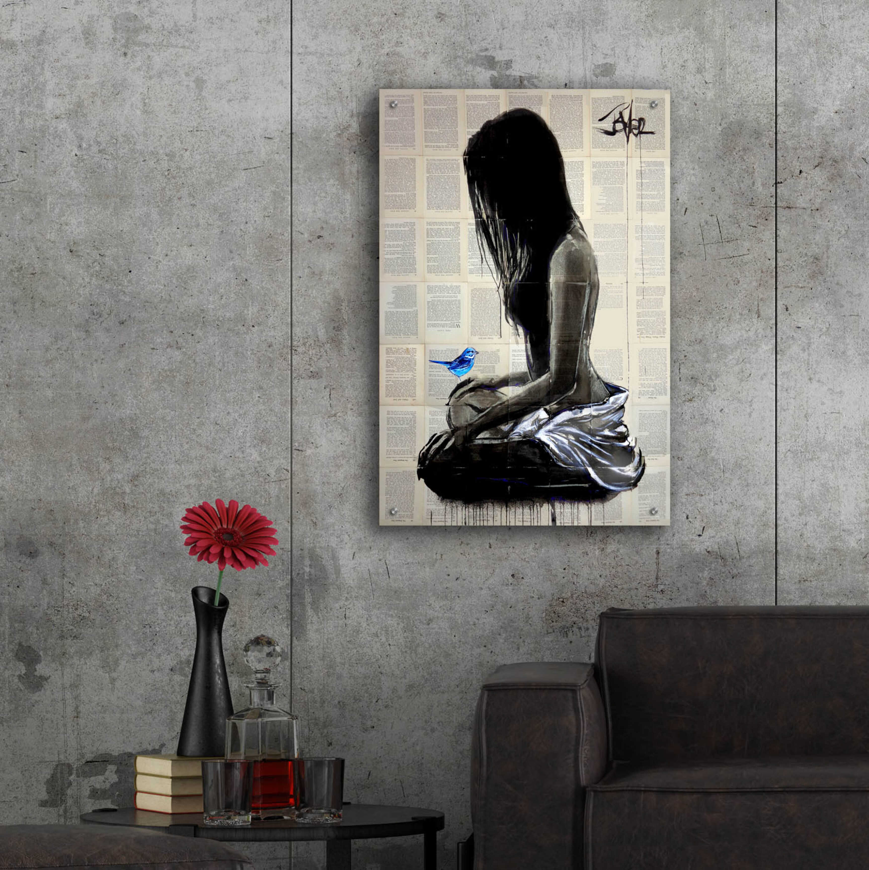 Epic Art 'Maiden Hope' by Loui Jover, Acrylic Glass Wall Art