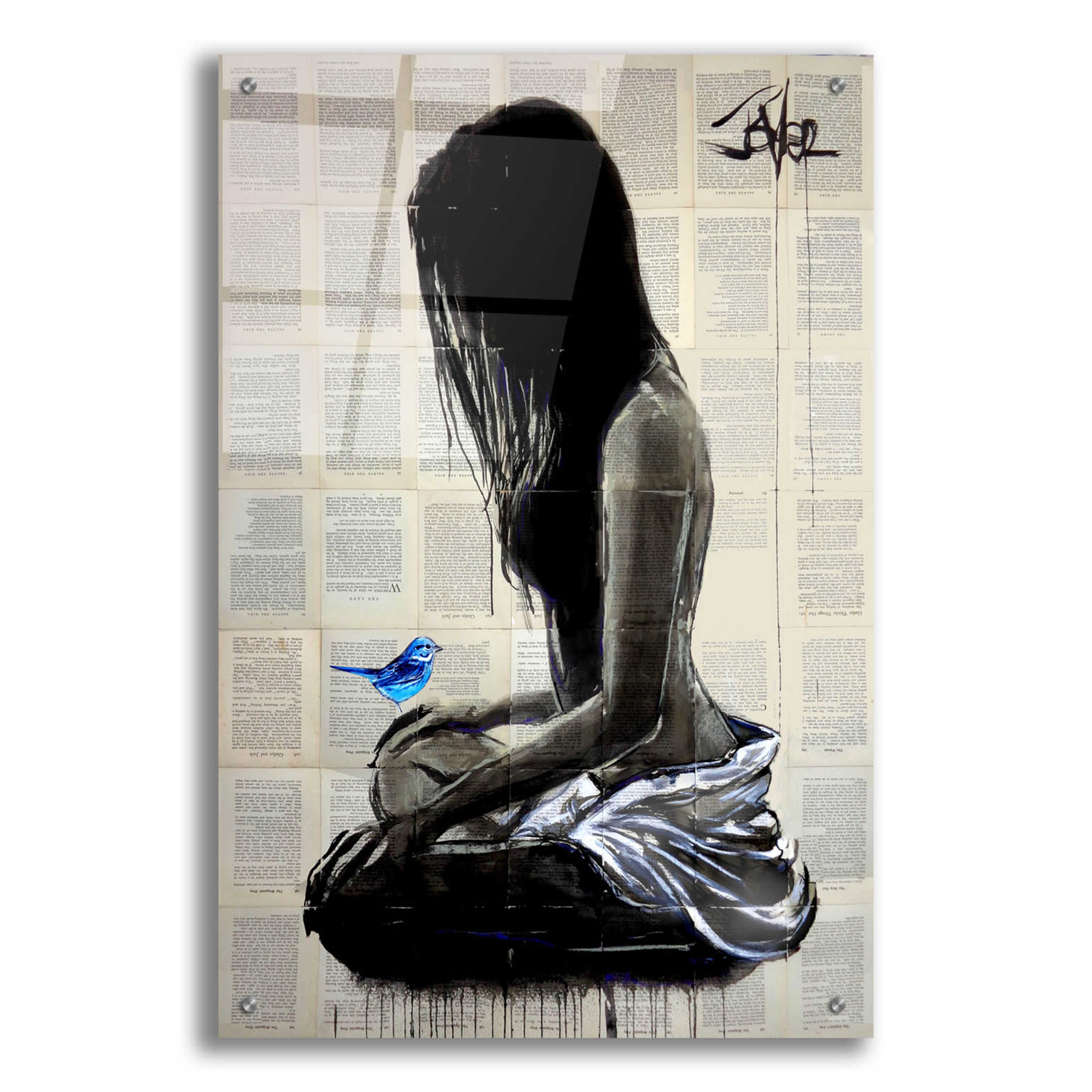 Epic Art 'Maiden Hope' by Loui Jover, Acrylic Glass Wall Art