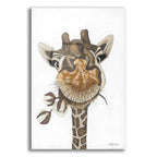 Giraffe with Cotton by Ashley Justice acrylic glass wall art