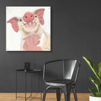 Buster by Ashley Justice - 36x36 acrylic wall art in a room