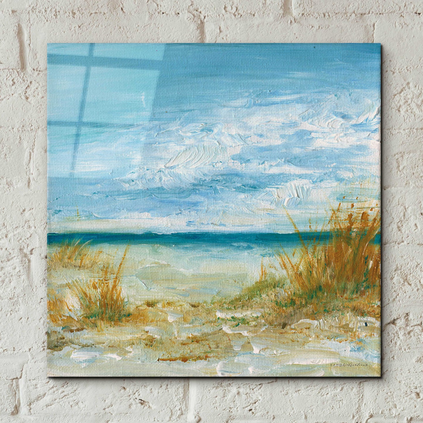 Epic Art 'Sea Breeze' by Kamdon Kreations, Acrylic Glass Wall Art,12x12